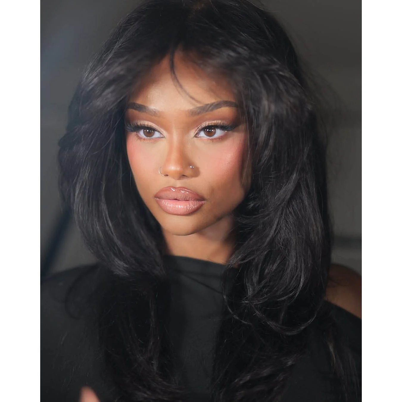 90s Muse Soft Layers Blowout 5x5 Lace Closure Wig