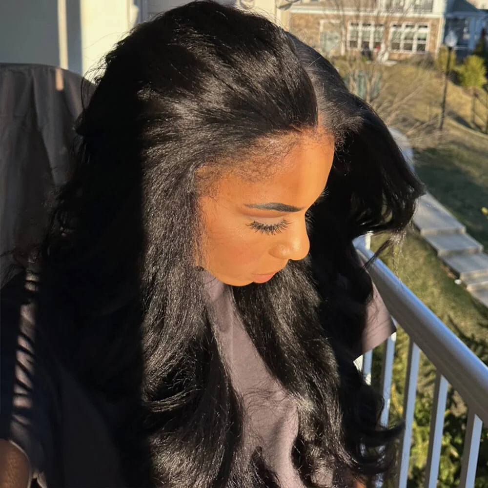 Kinky Edges HD Lace Frontal Ventilated Wig Body Wave