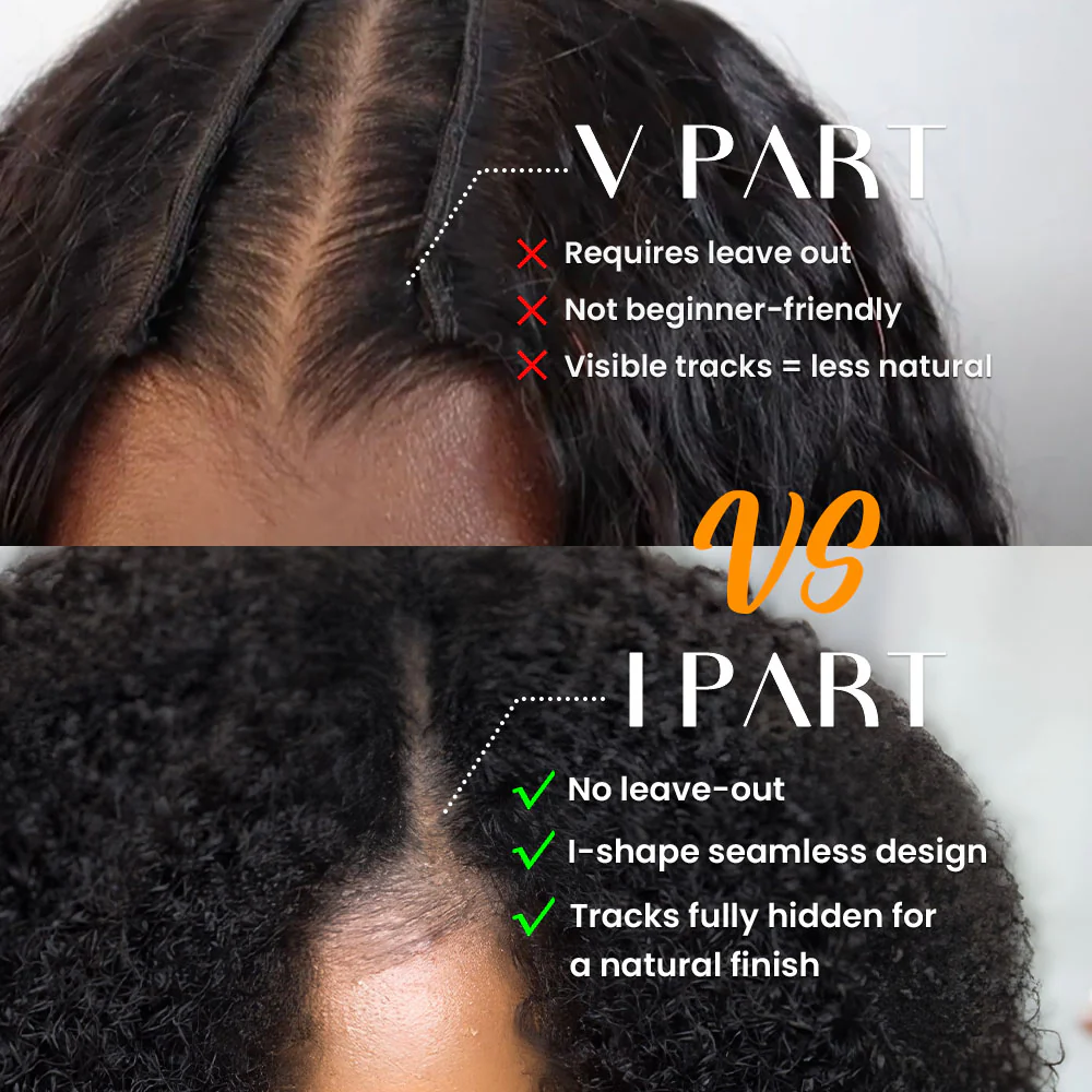 No Leave Out I Part Curly Wig