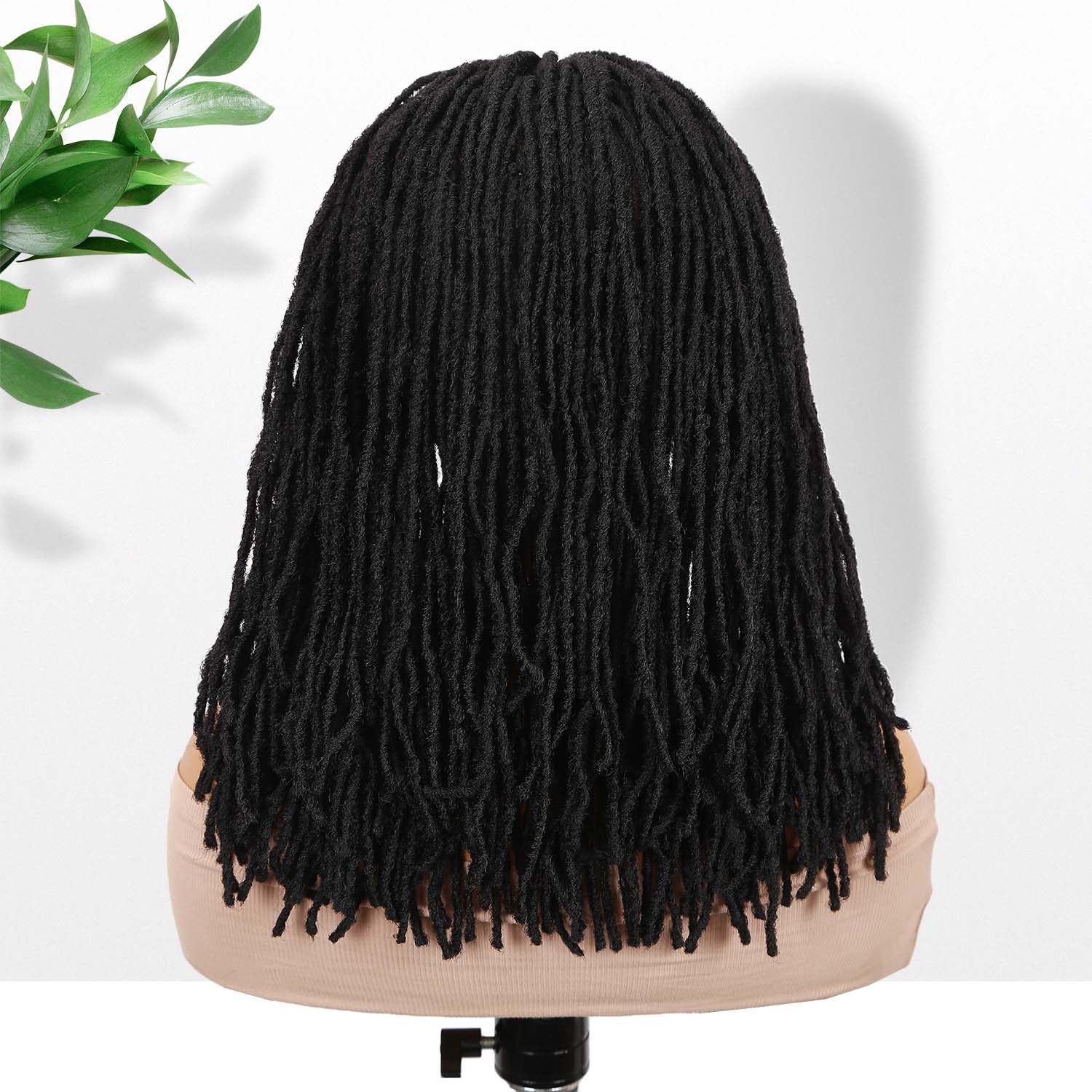 Full Lace Knotless Micro Dreadlock HD Lace Invisi Drawstring Wig