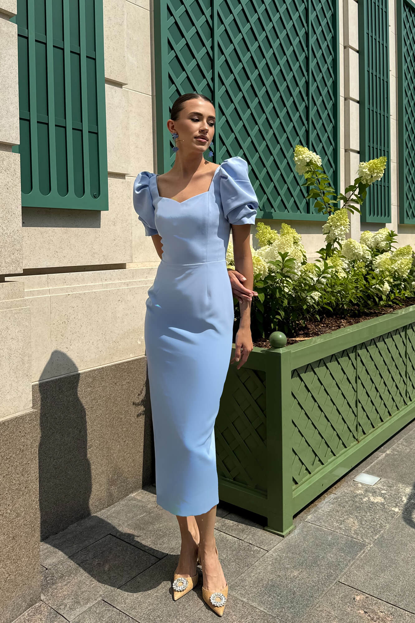 Sweetheart Midi Dress