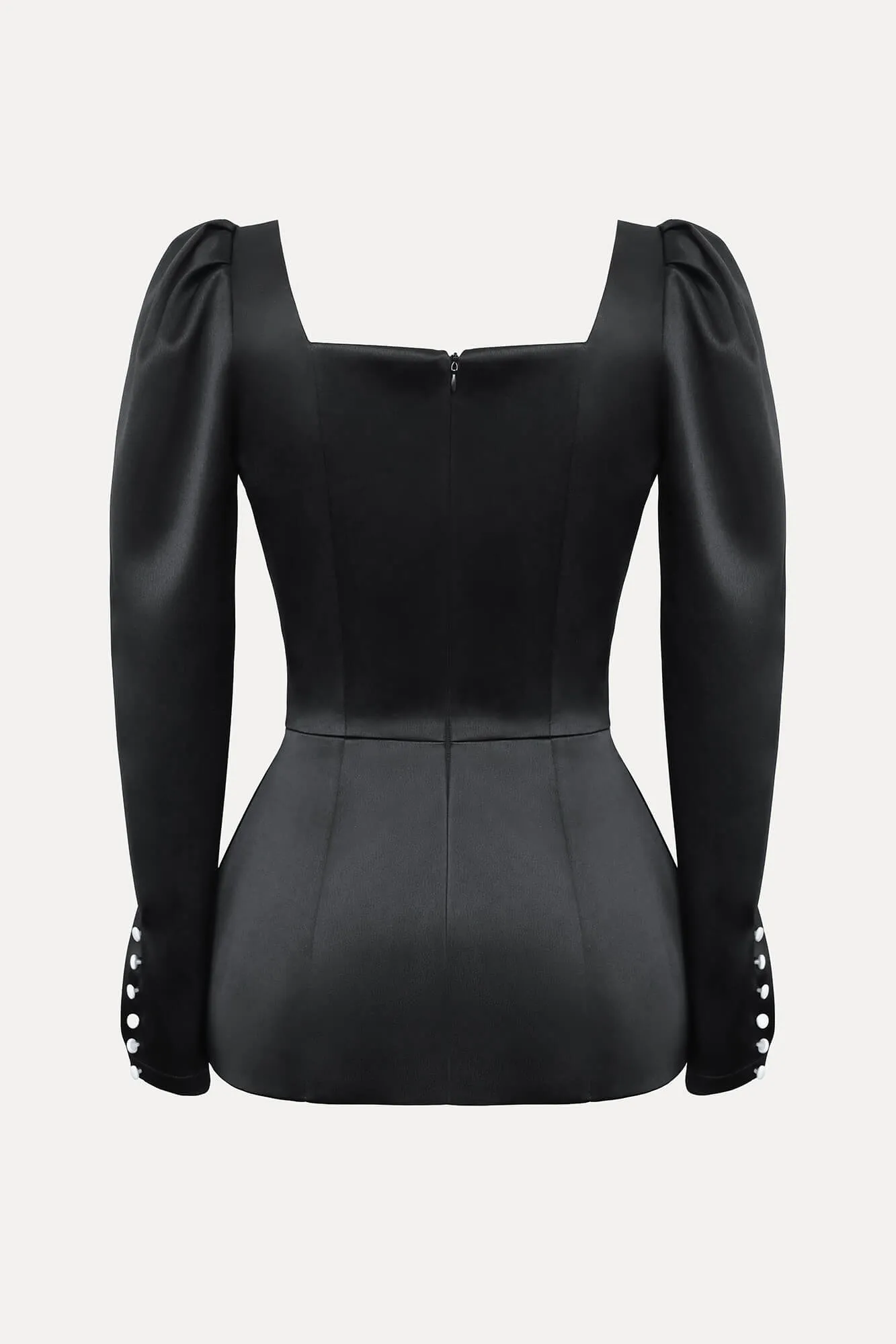 Satin Long Sleeve Top