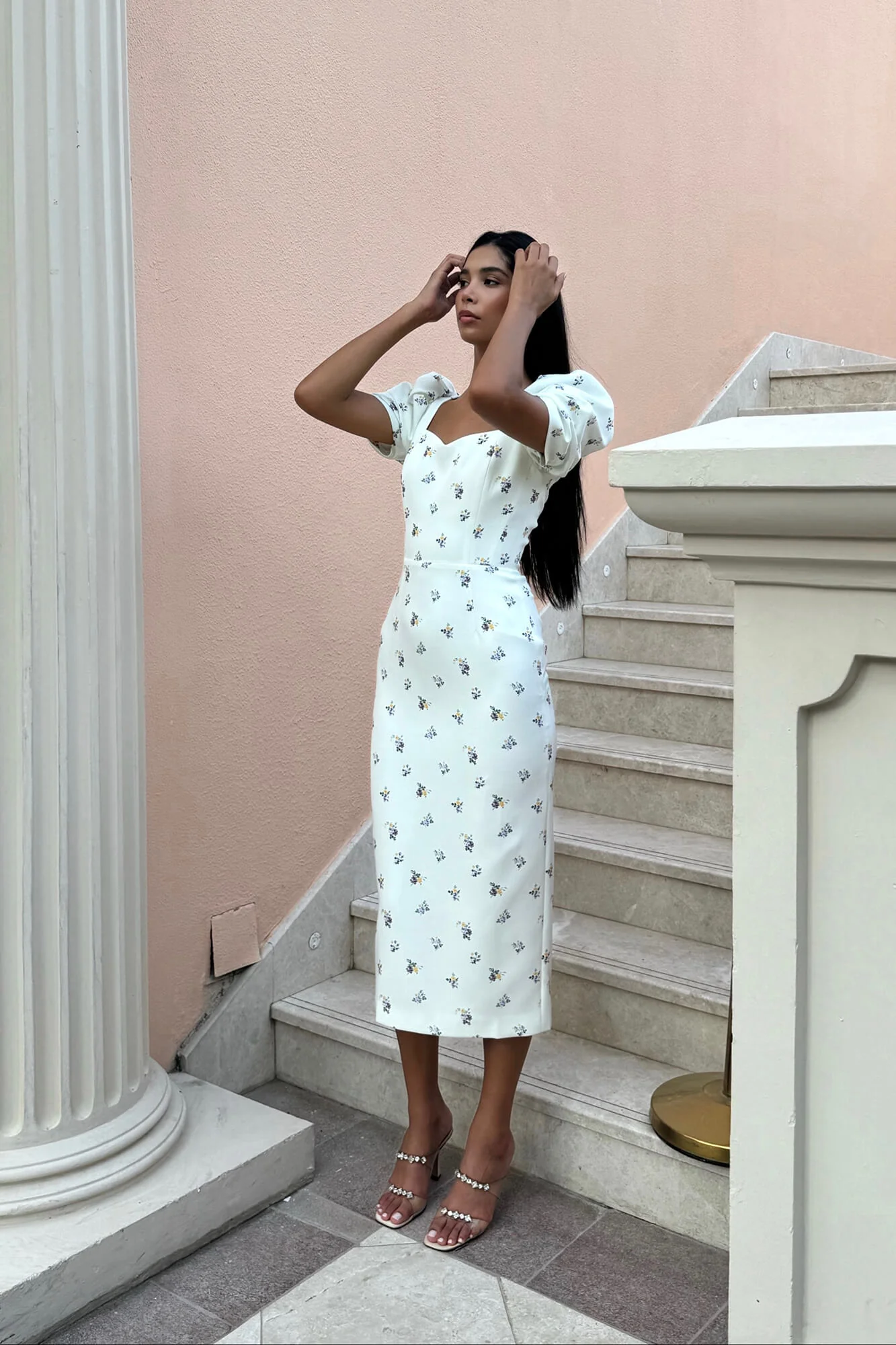 Sweetheart Midi Dress