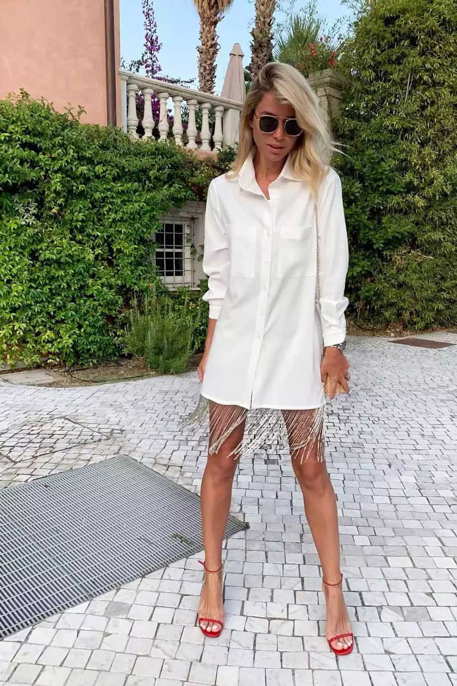 Crystal Shirt Dress