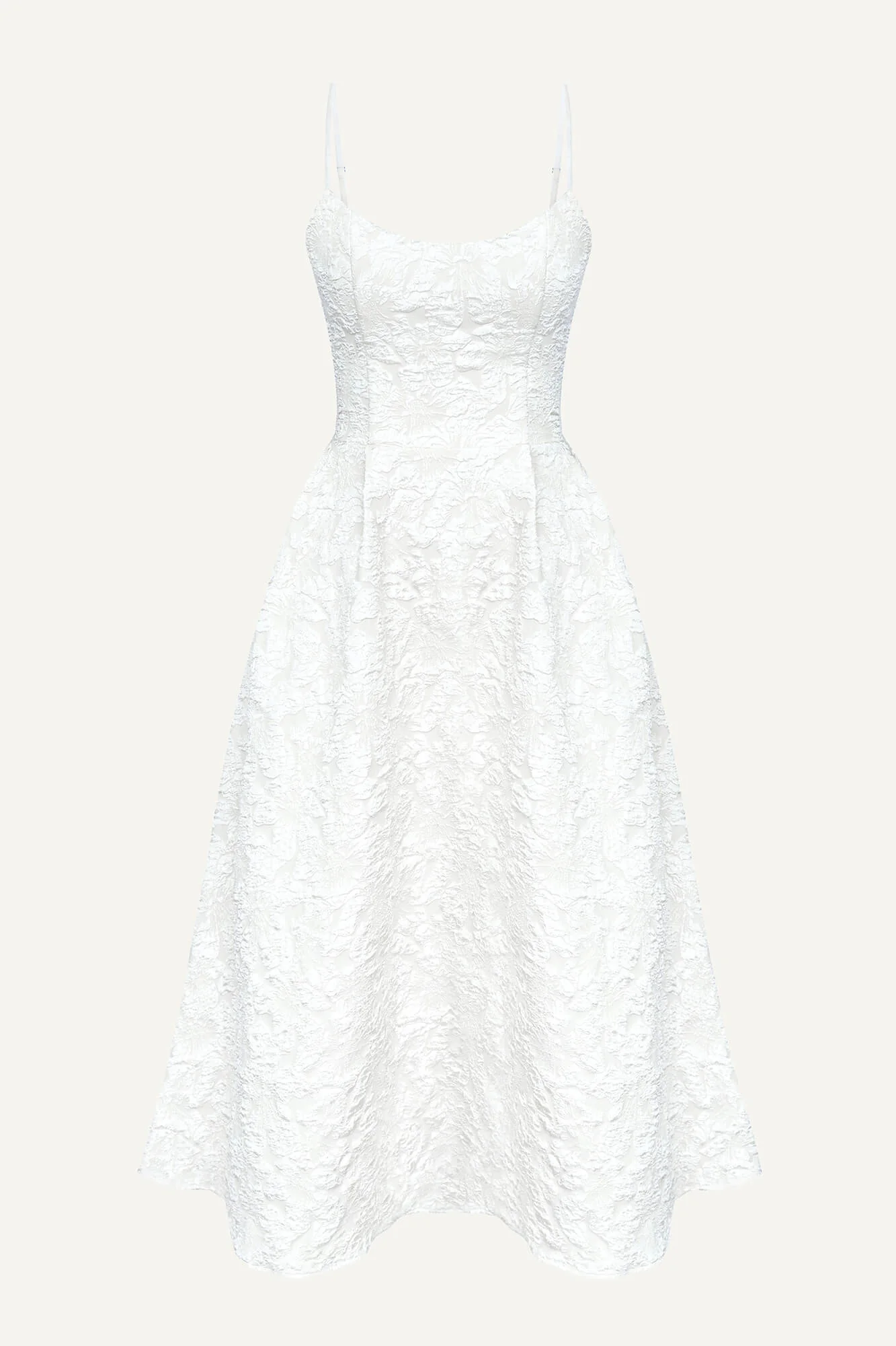 Jacquard Fitted Corset Bustier Dress