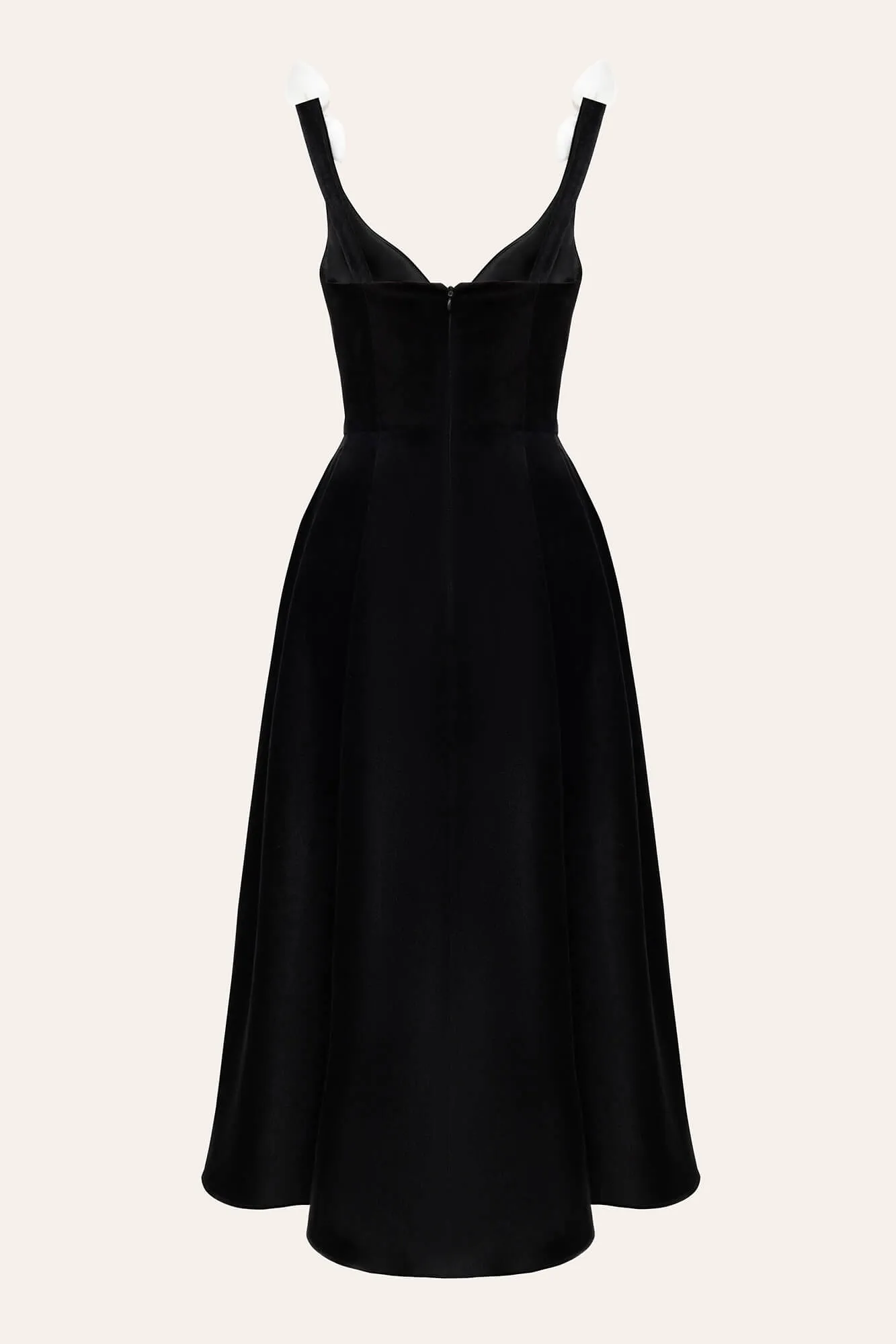 Bustier V neck Corset Midi Dress