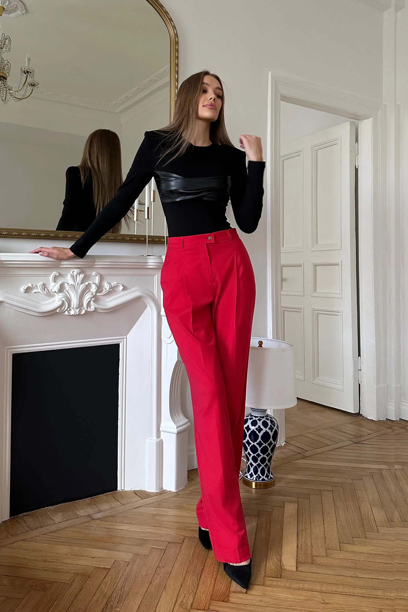 Straight Cut Trousers