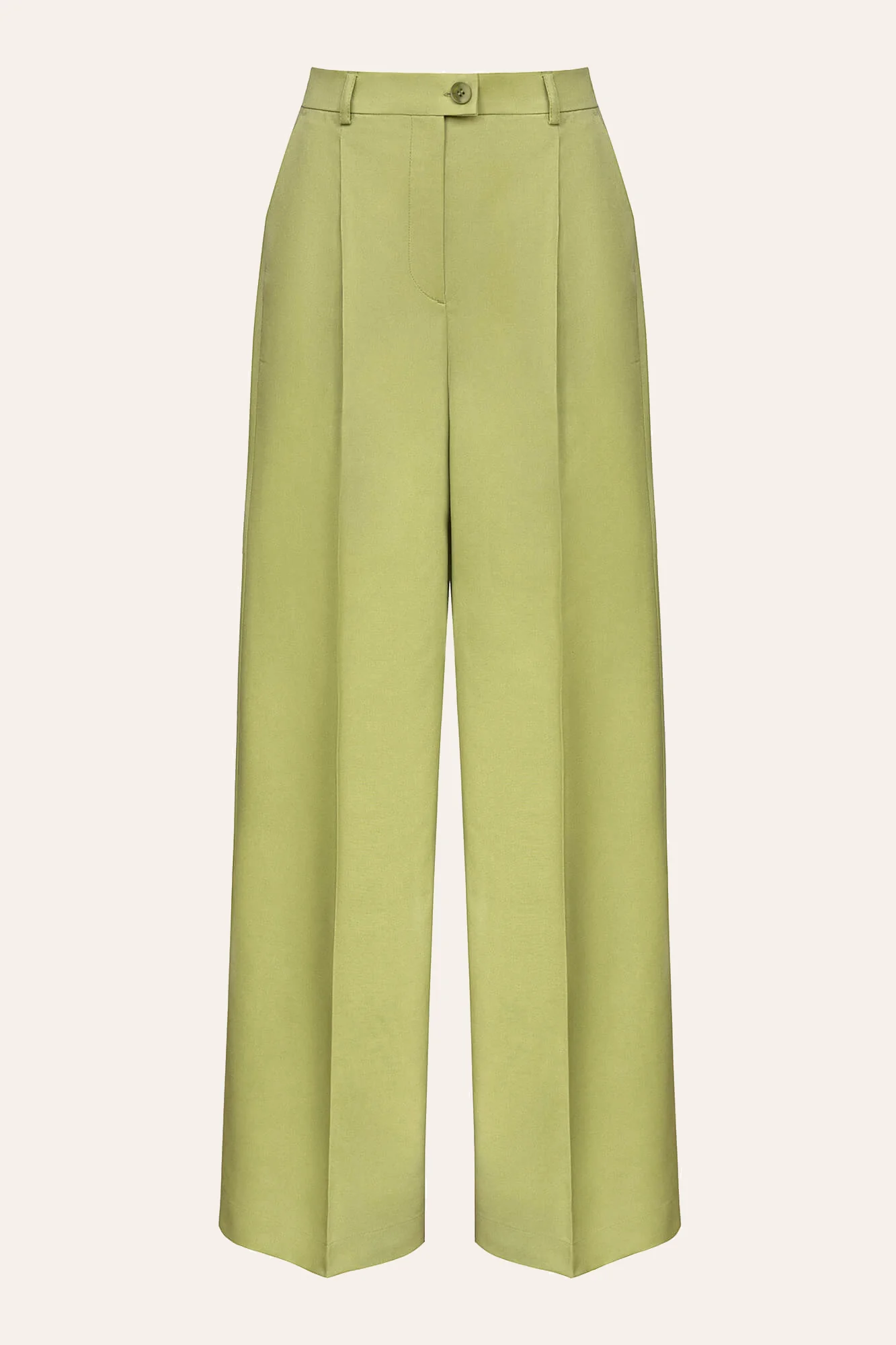 Pleated Wide Leg Trousers