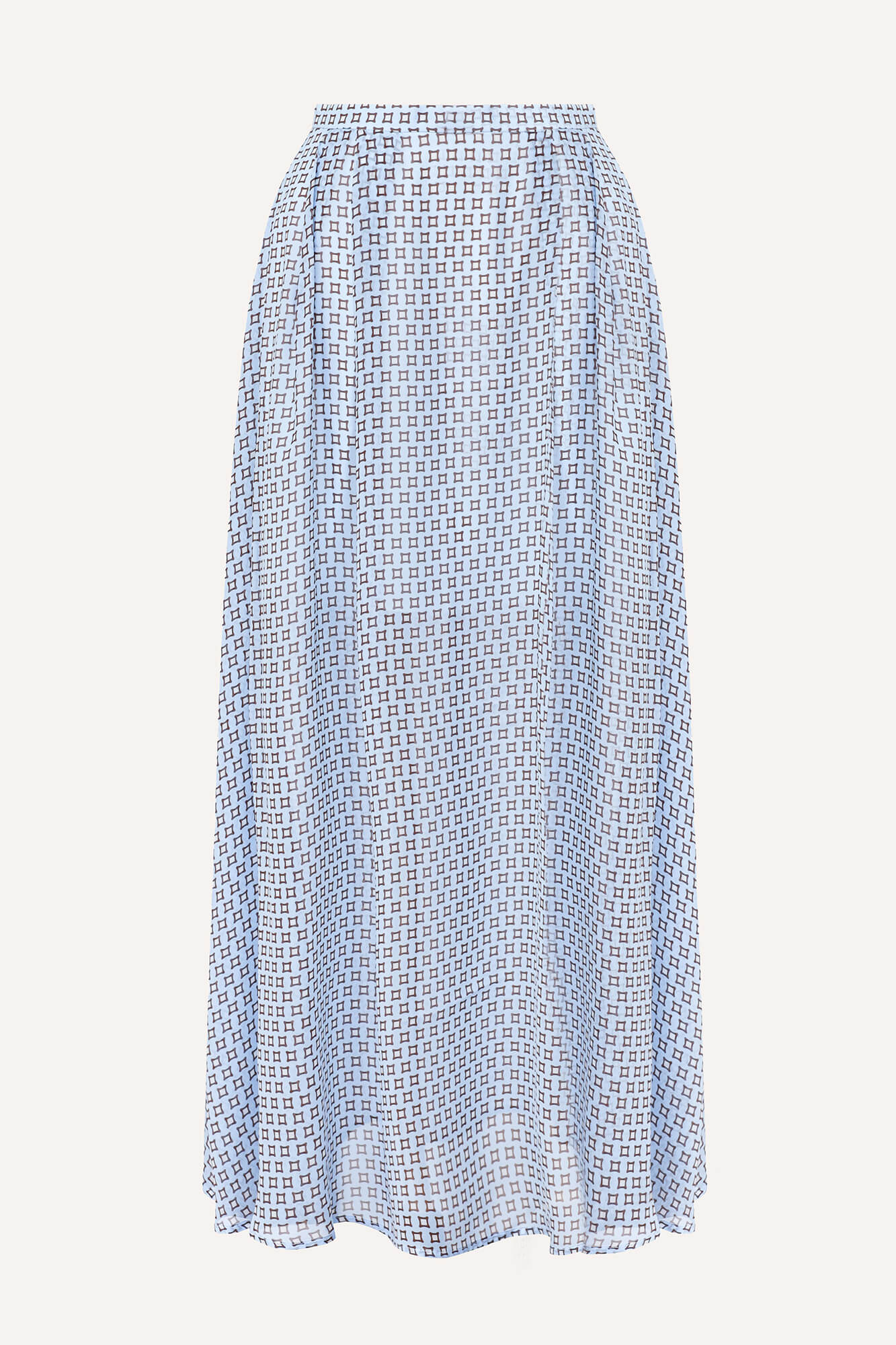 Pleated Maxi Skirt