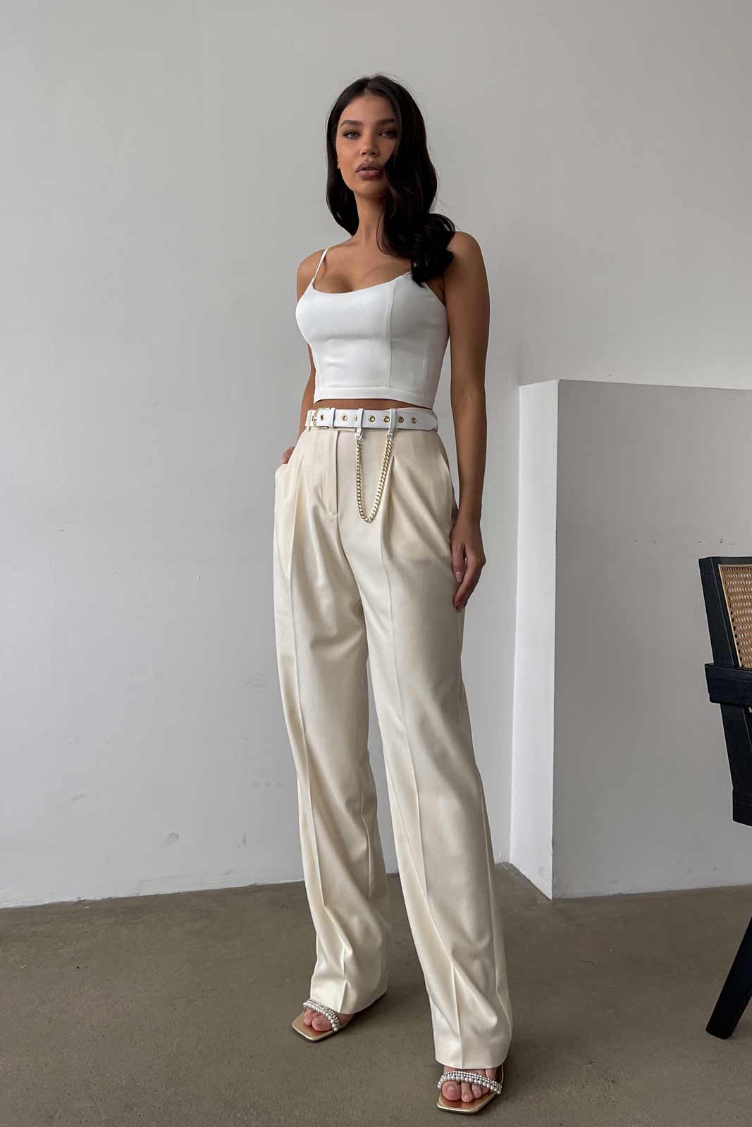 Straight Cut Trousers