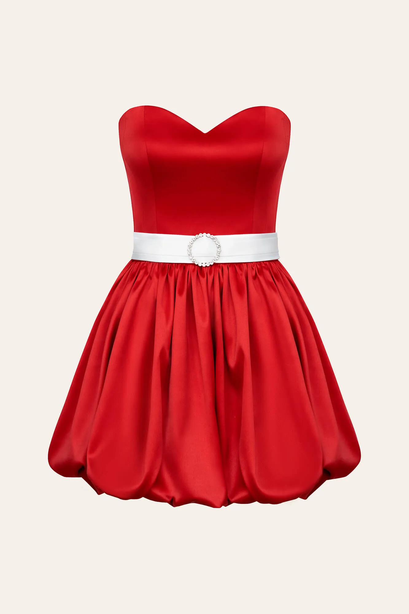 Sweetheart Neckline Mini Dress