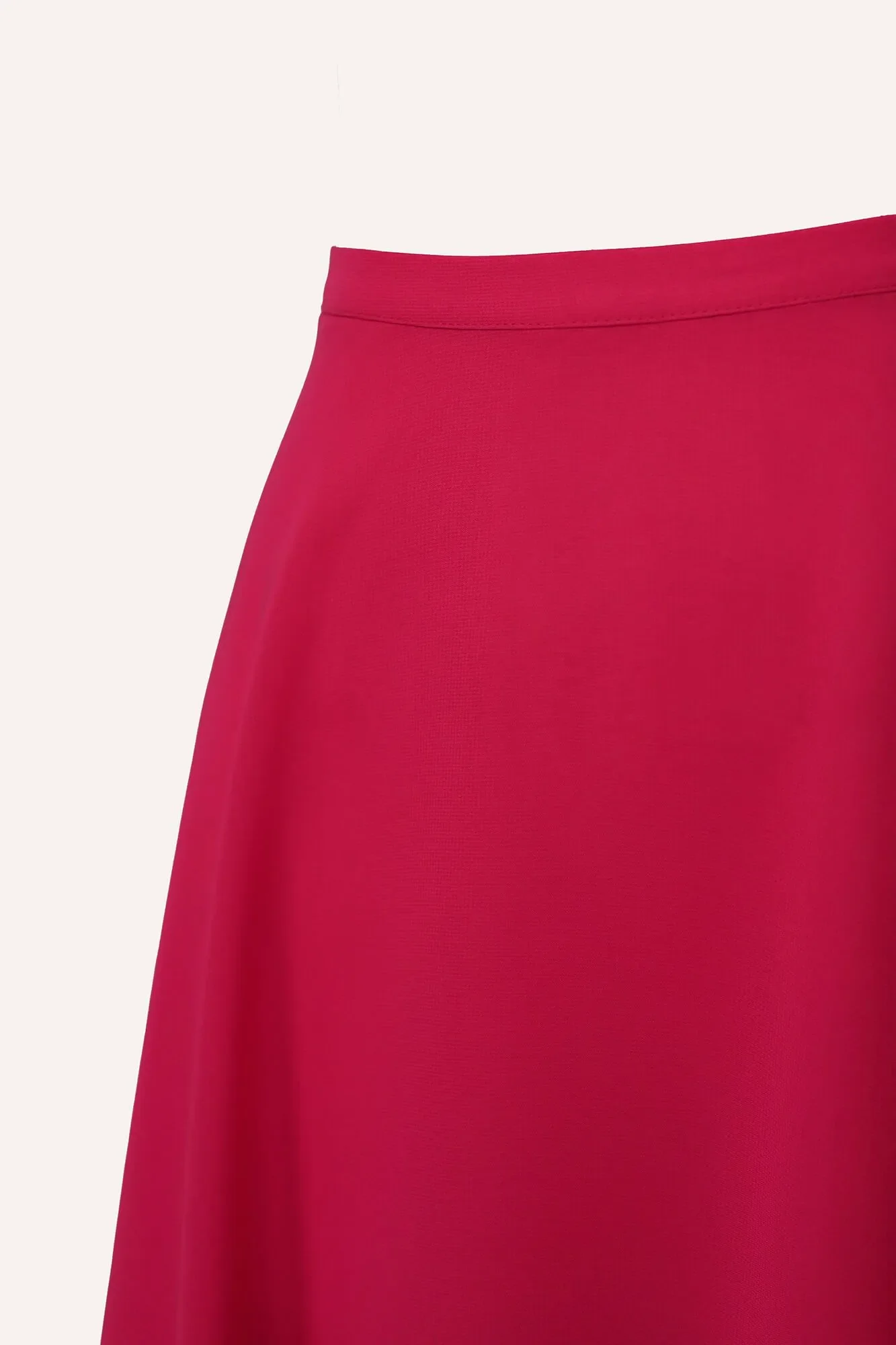 Asymmetrical Chiffon Midi Skirt