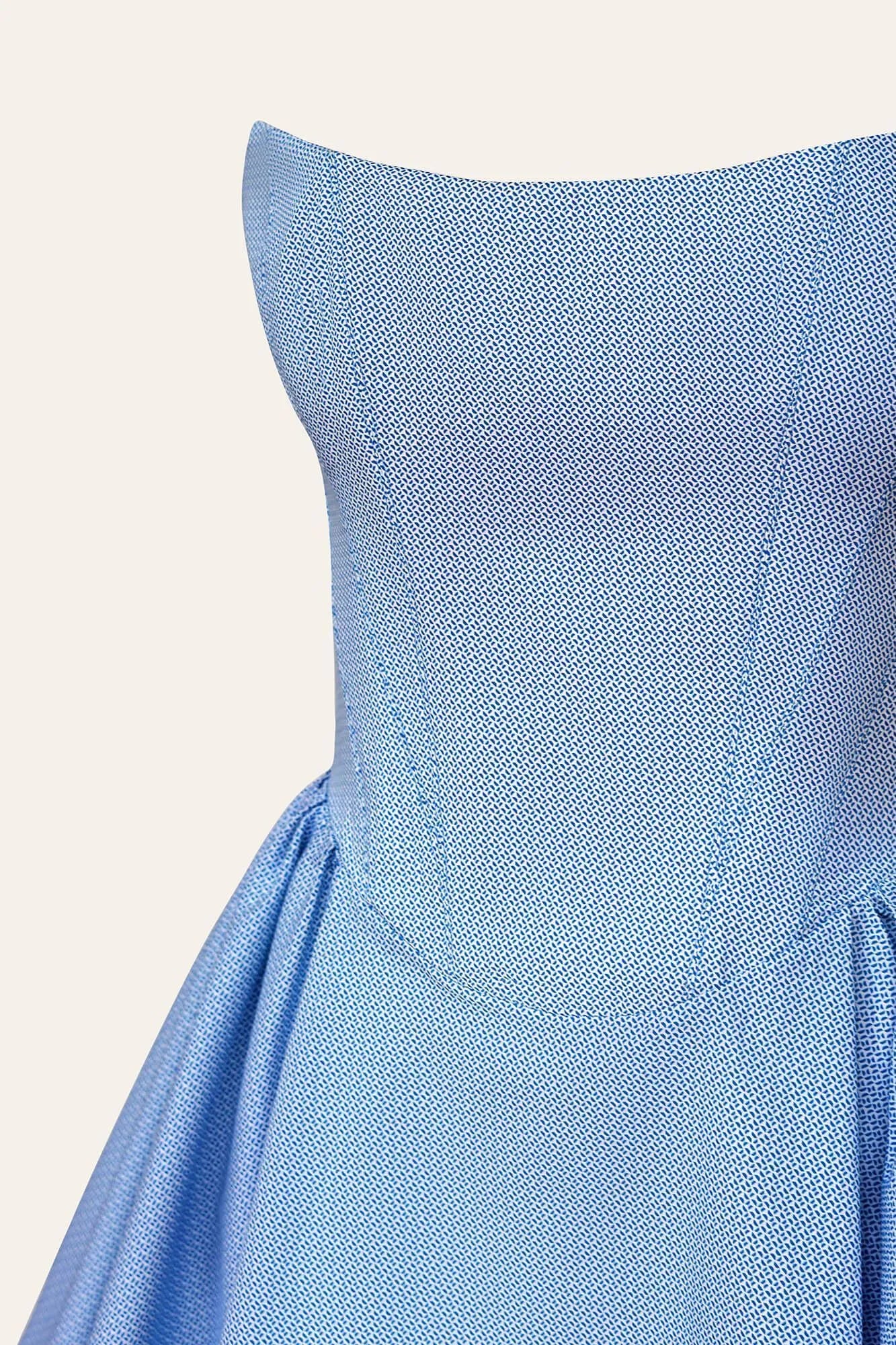 Tuck Corset Mini Dress