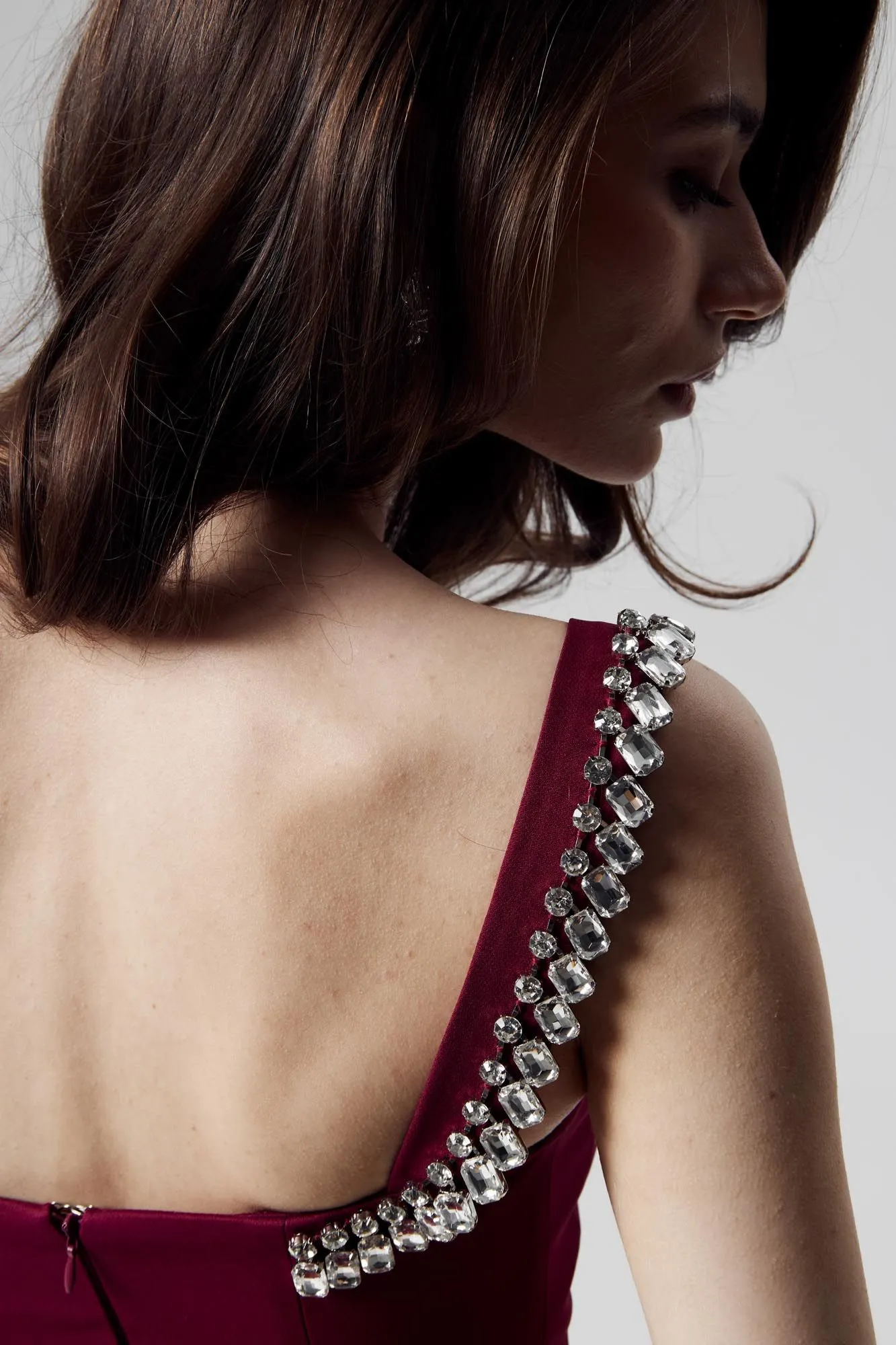 Gem Embellished Jumpsuit Dress