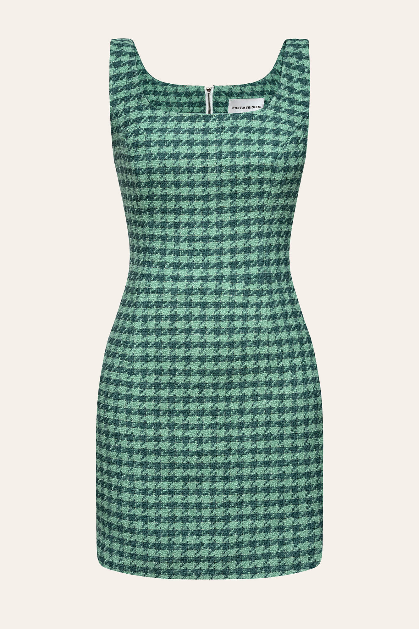 Tweed Strap Mini Dress