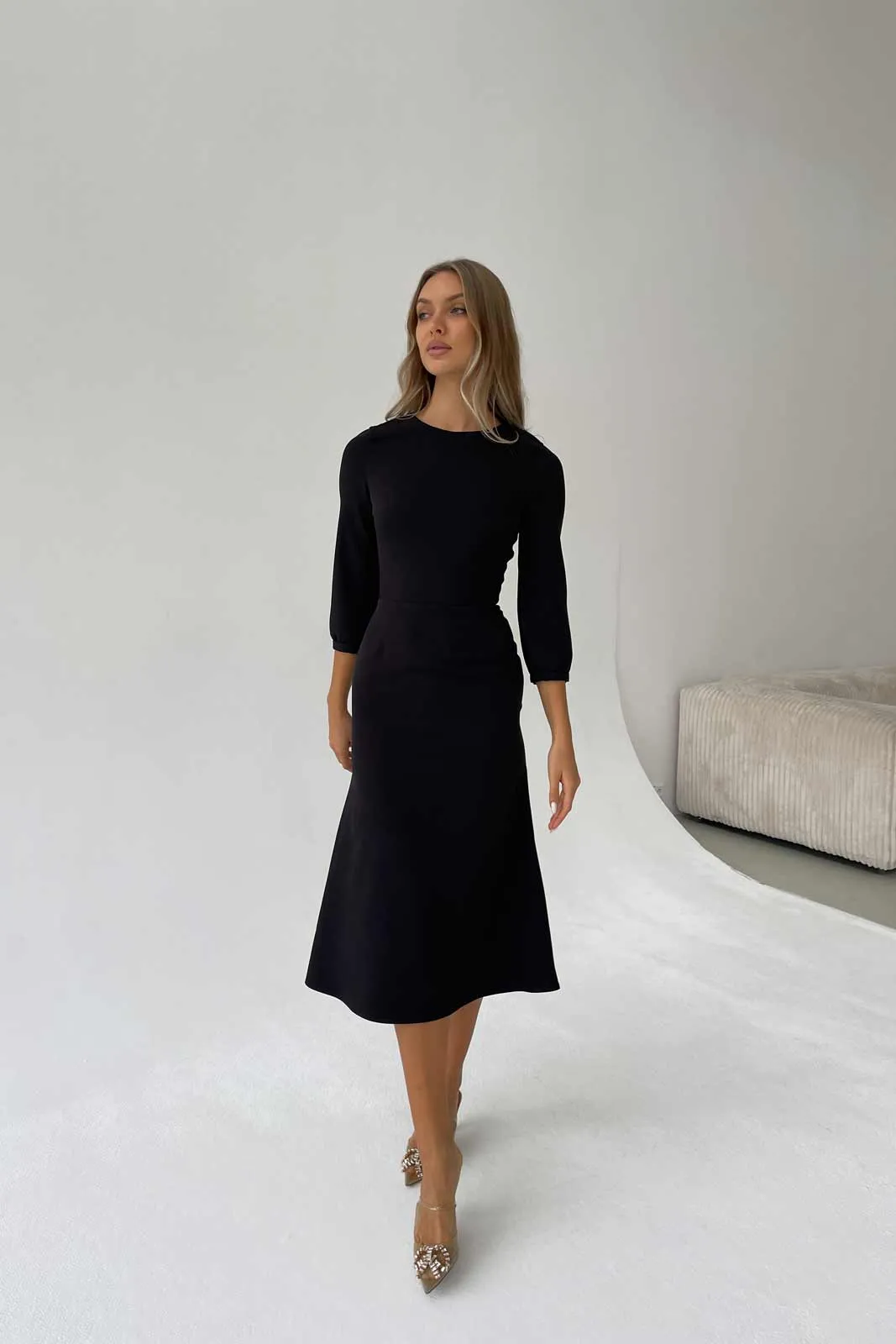 Viscose Fitted Dress