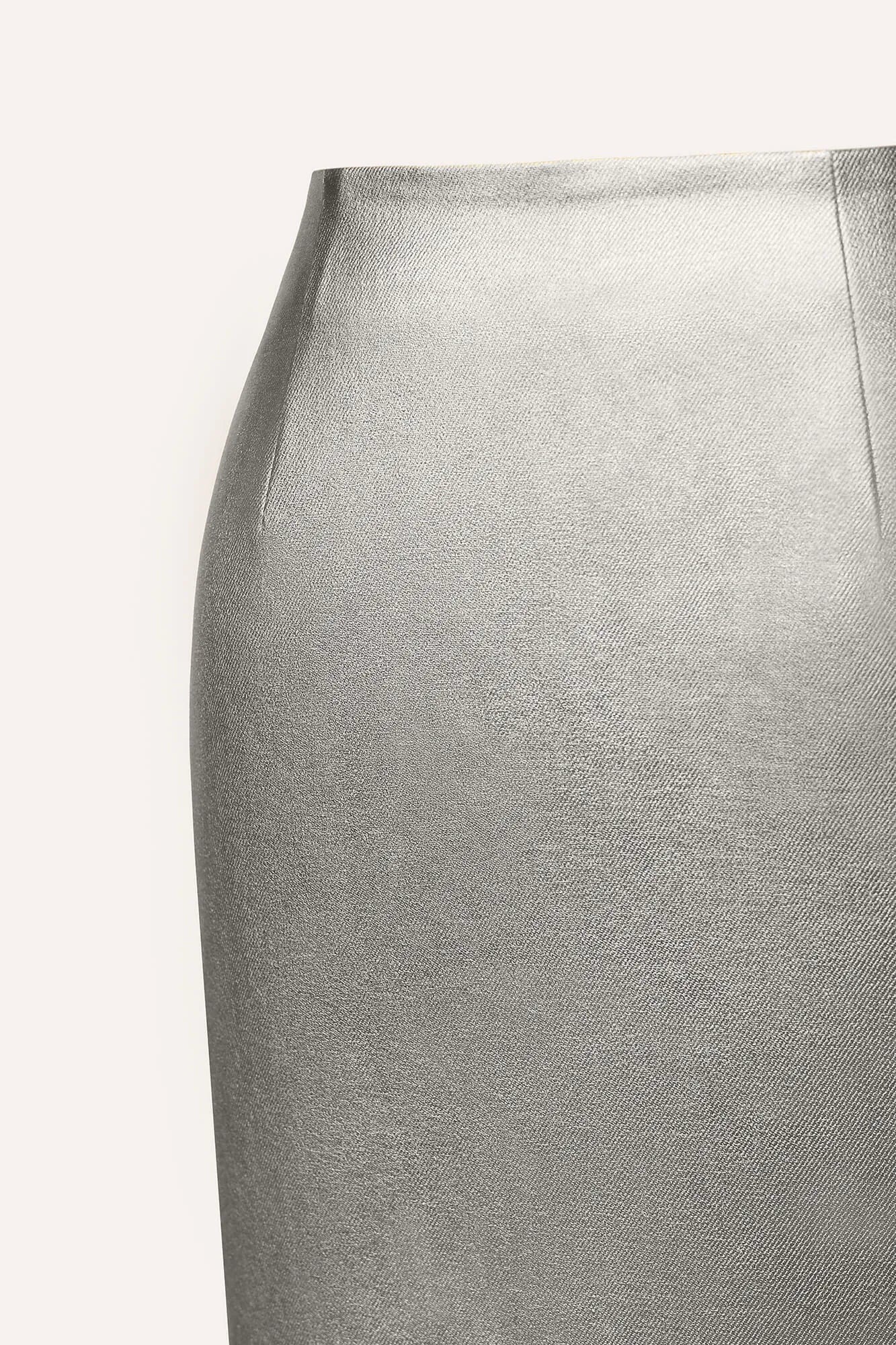 Straight Maxi Skirt with a Back Slit