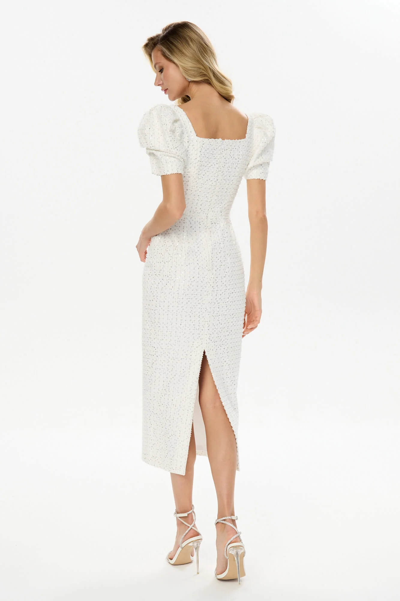 Sweetheart Denim Midi Dress