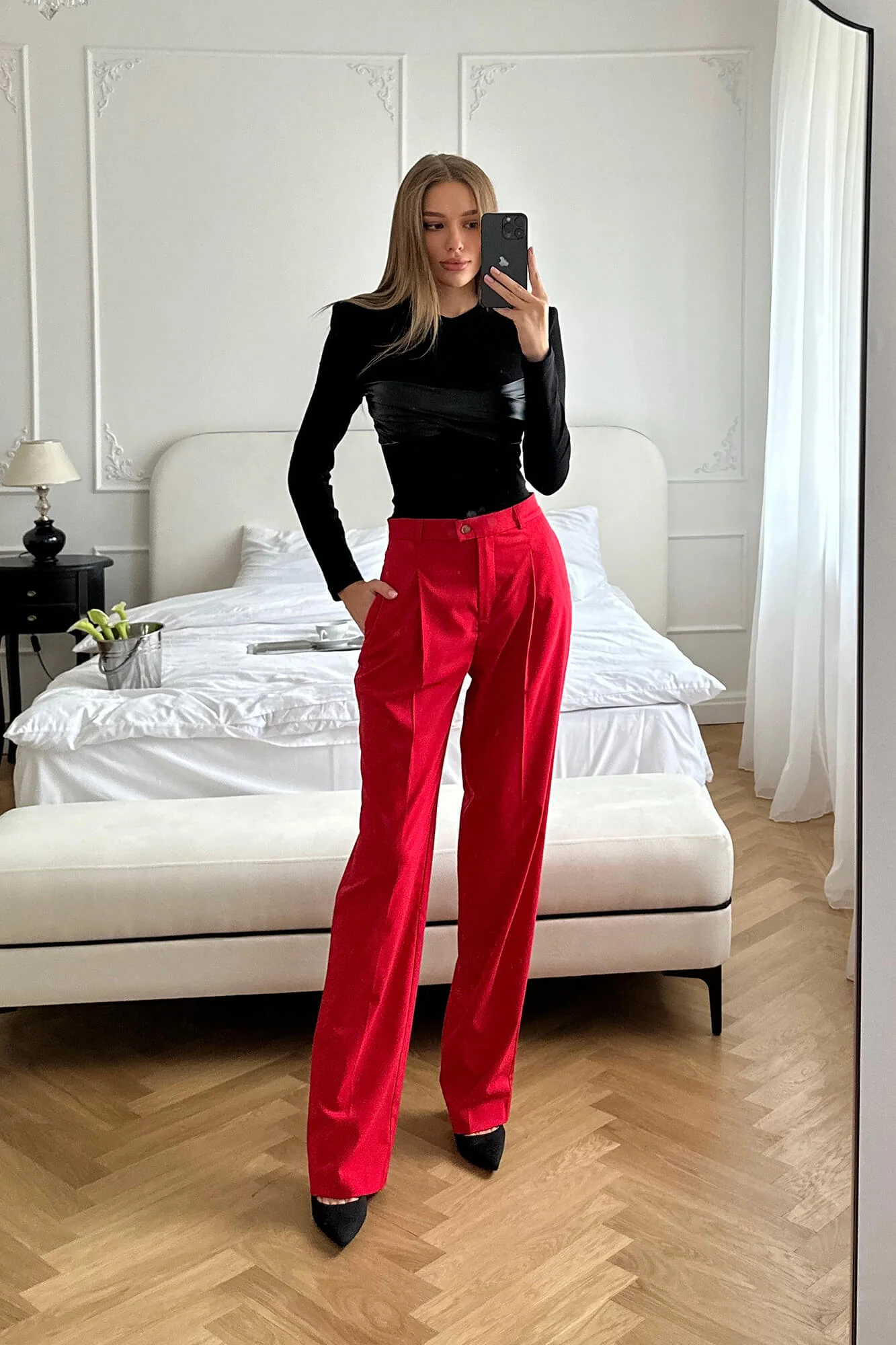 Straight Cut Trousers