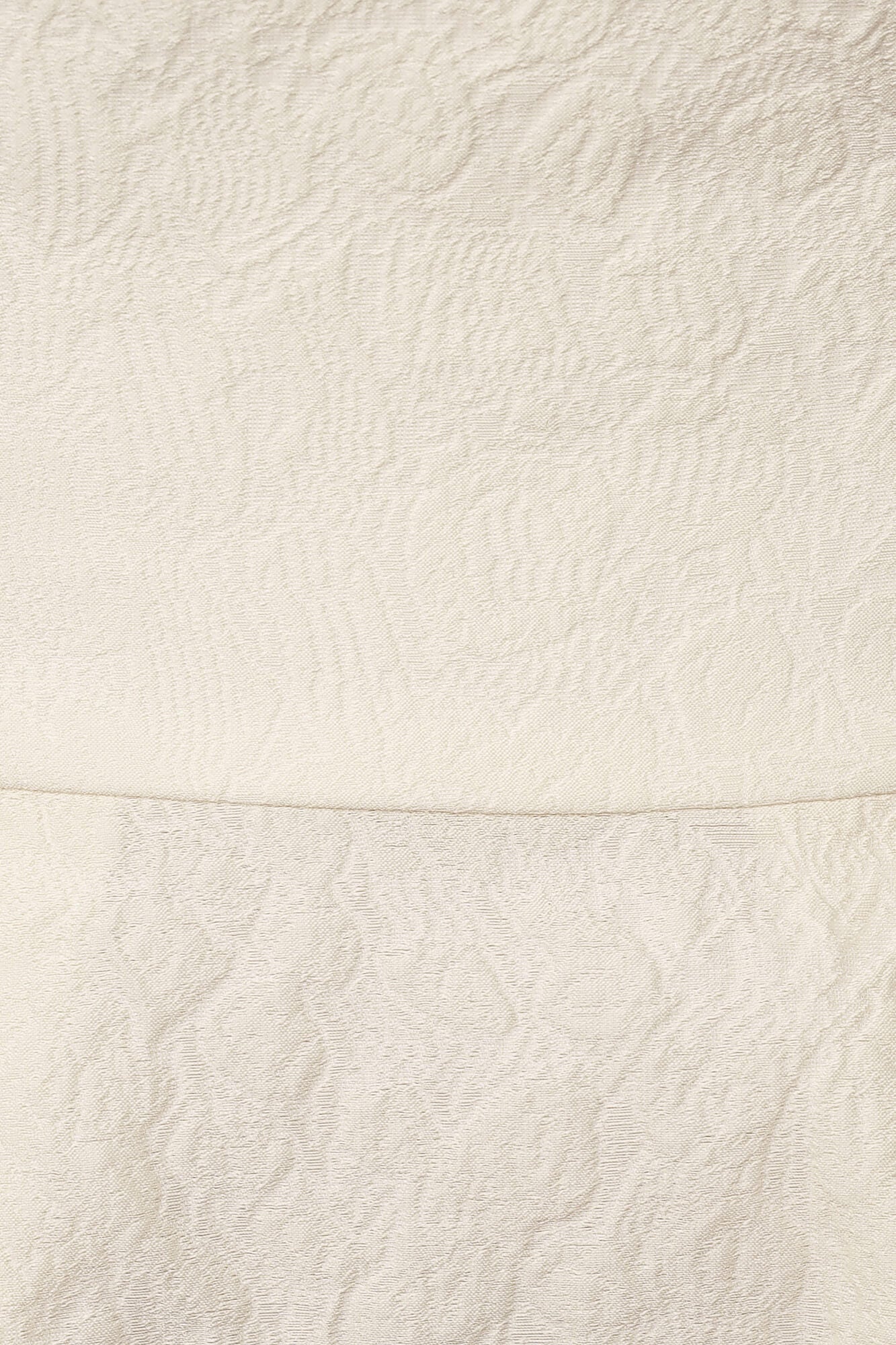 Jacquard Midi Dress with Satin Turn-up