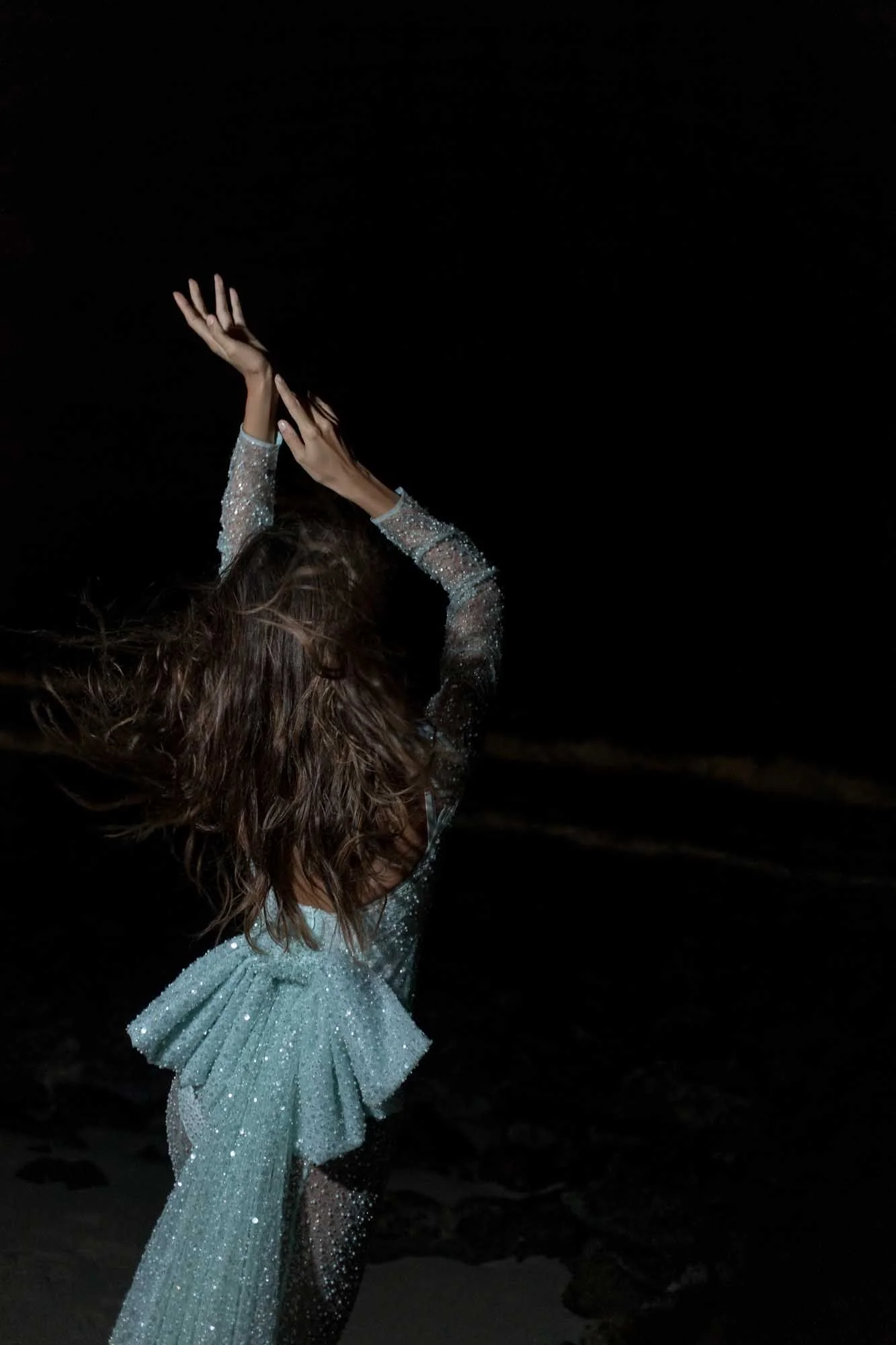 Open Back Bow Detail Maxi Dress