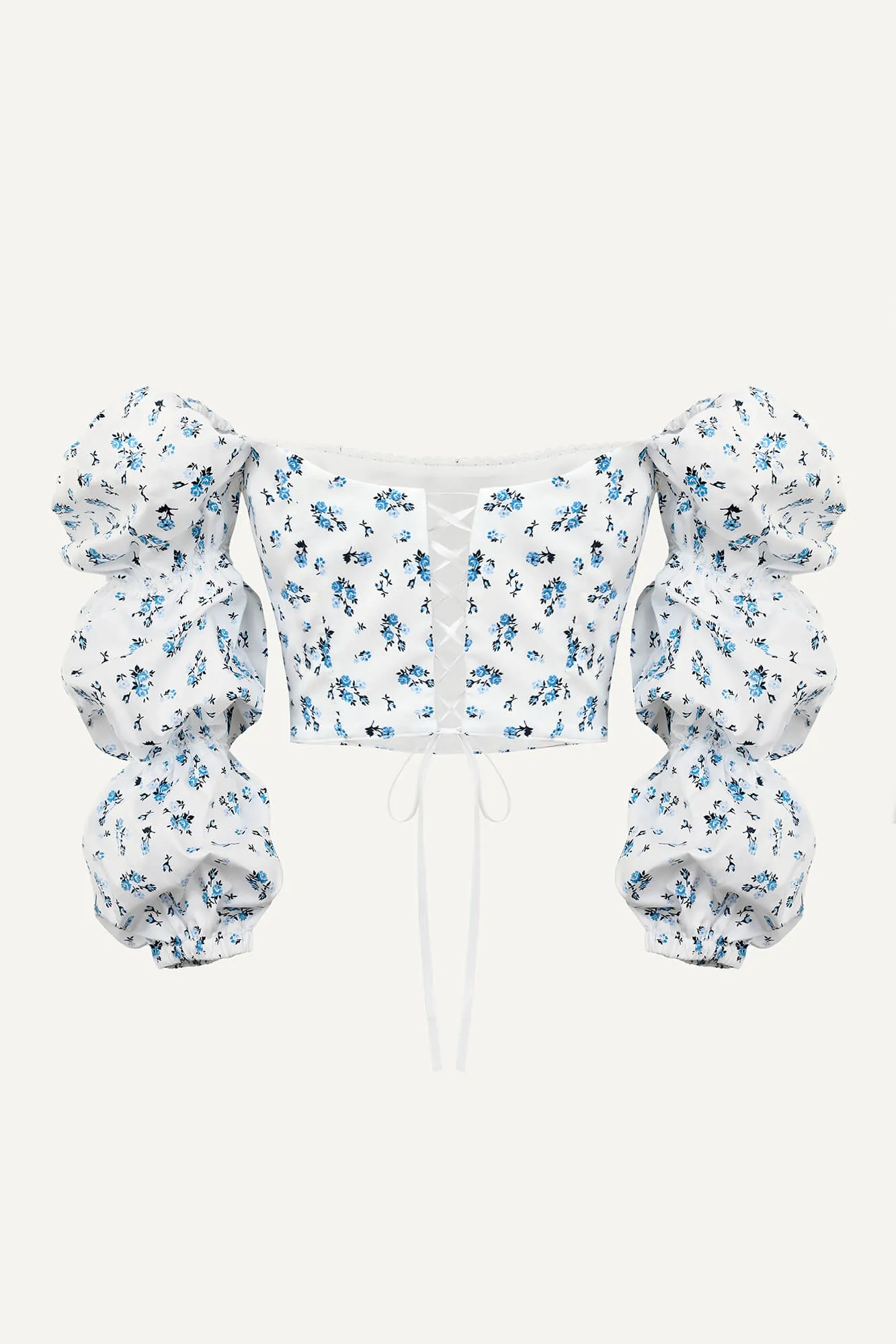 Long Sleeve Lace Up Top