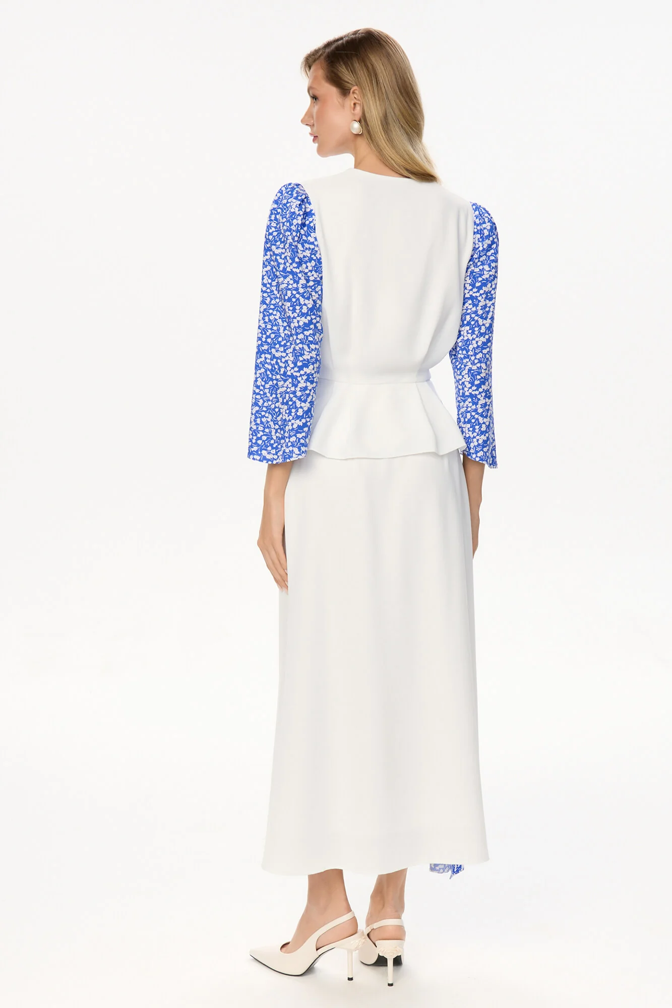 Button Midi Skirt