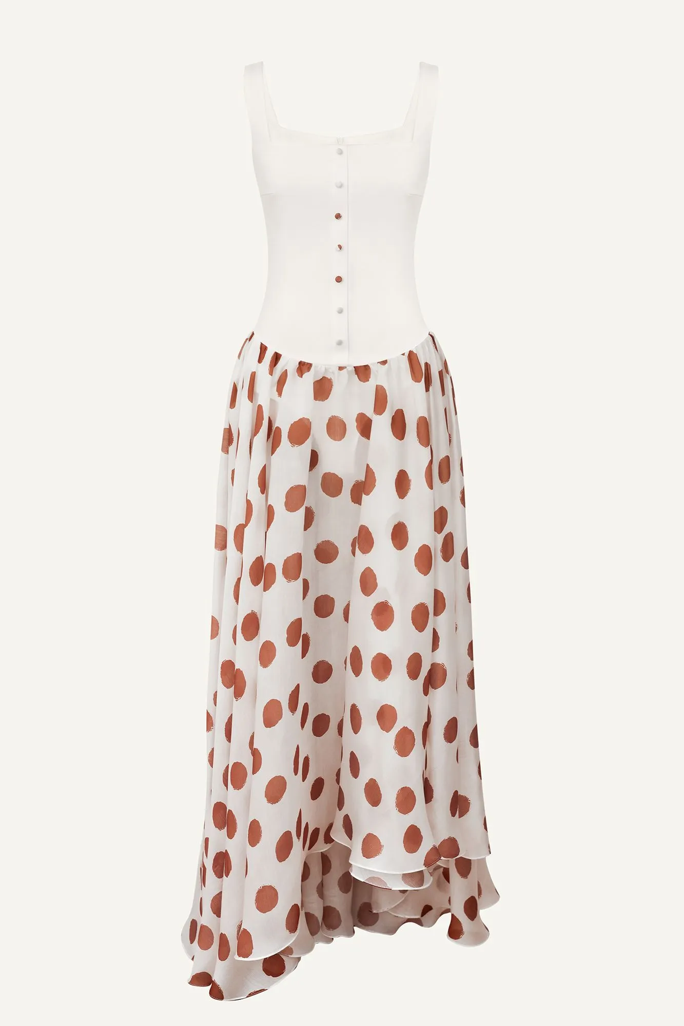 Maxi Dress With Button Closure