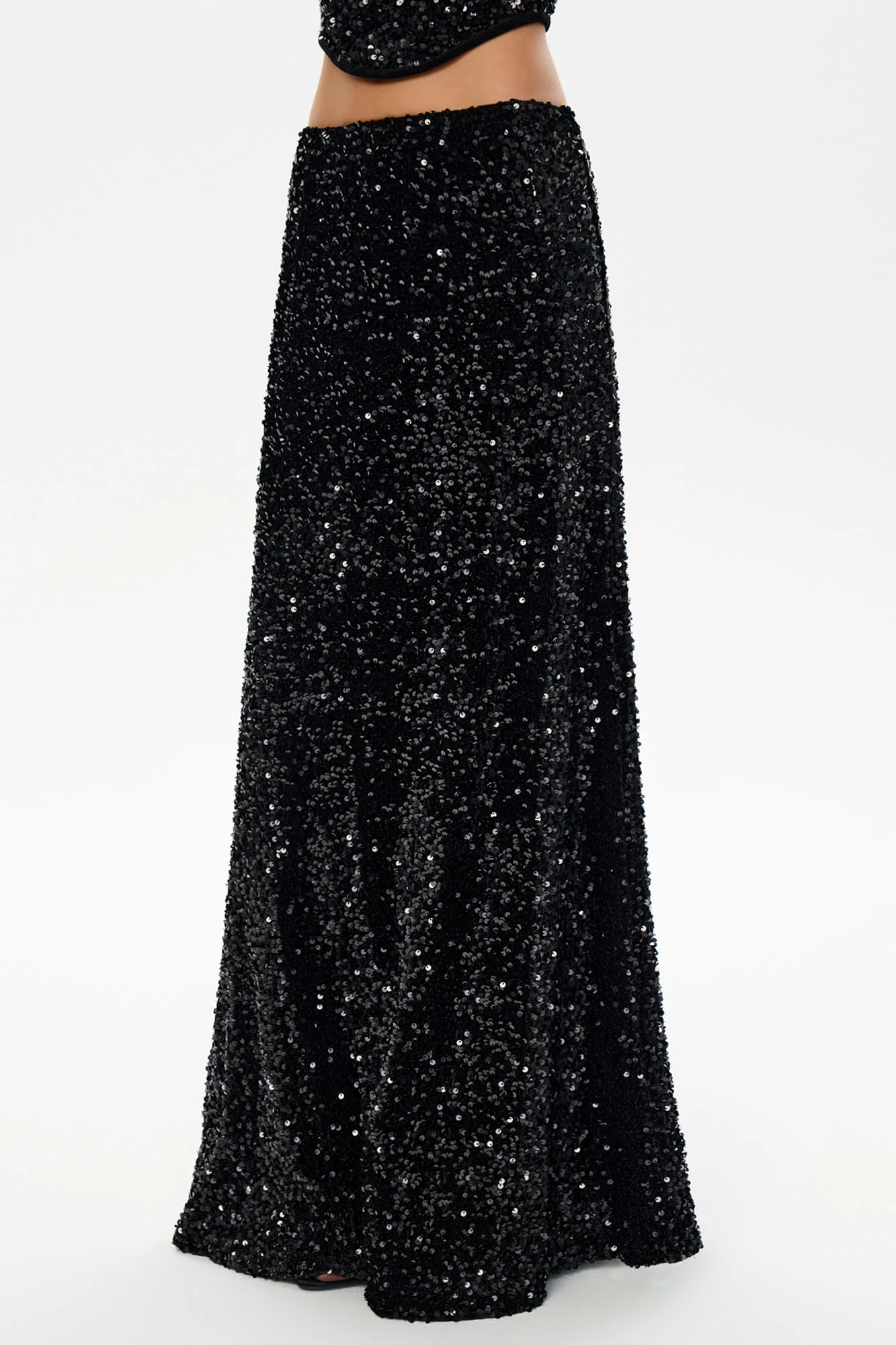 Sequin Maxi Skirt