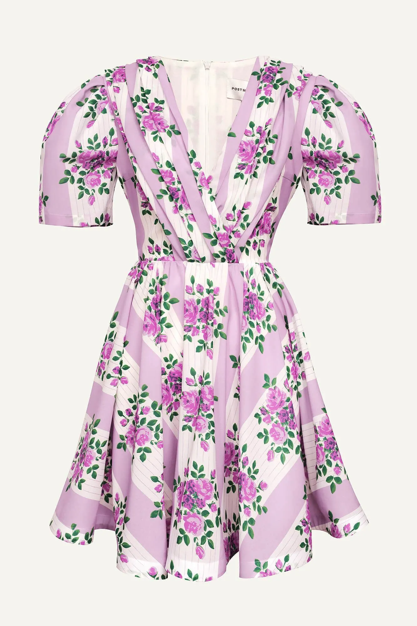 Short Sleeve Mini Dress With Sun Skirt