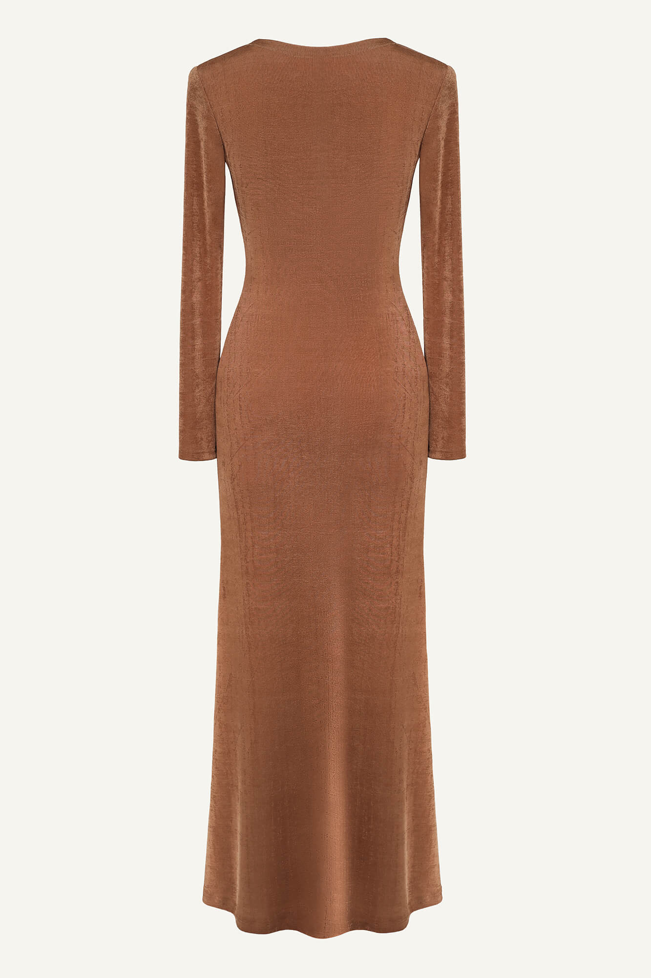 Knitted Long Sleeve Maxi Dress