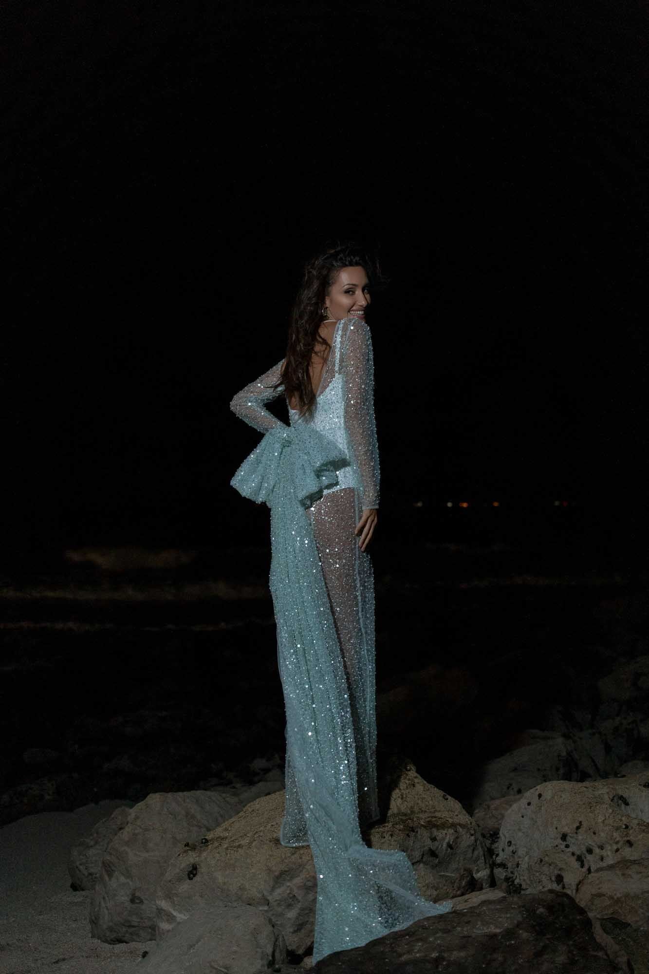 Open Back Bow Detail Maxi Dress