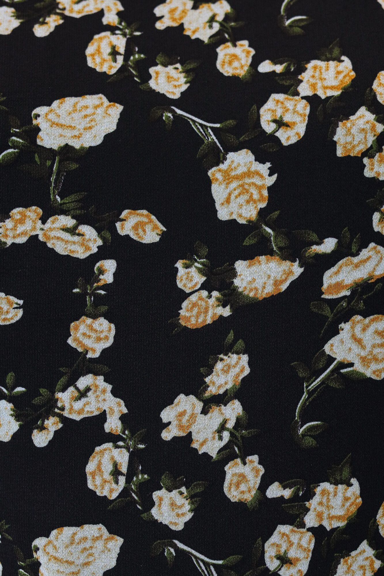 Short Sleeve Floral Midi Dress