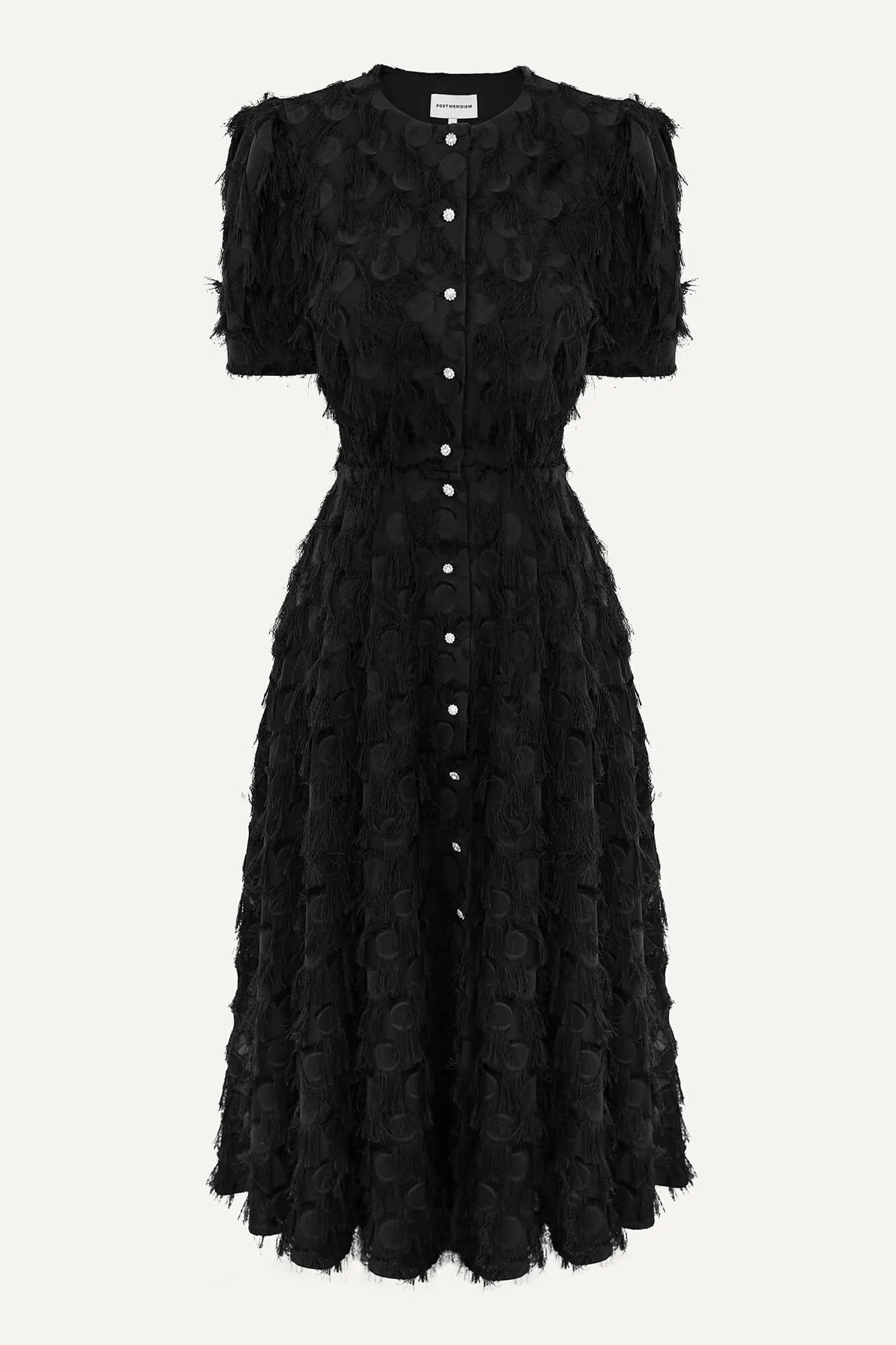 Midi Length Dress With Buttons