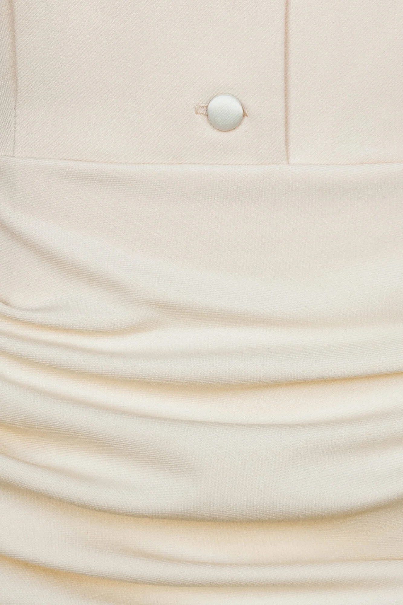 Decorated Shoulder Draped Skirt Mini Dress