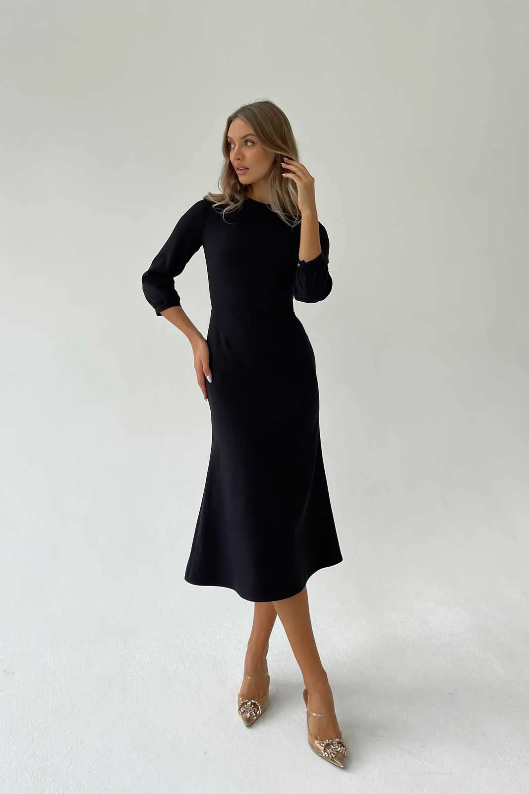 Viscose Fitted Dress