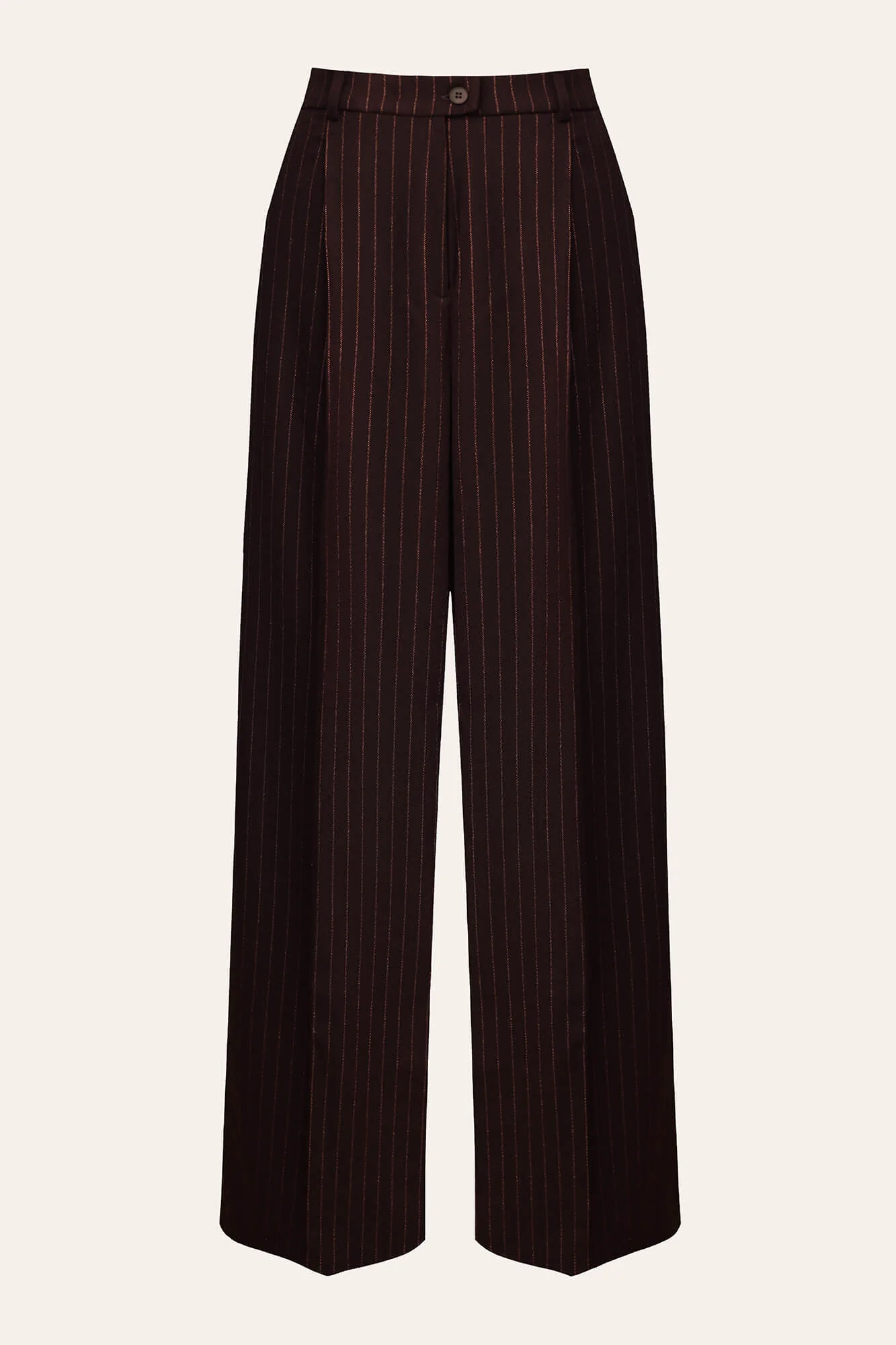 Pleated Wide Leg Trousers