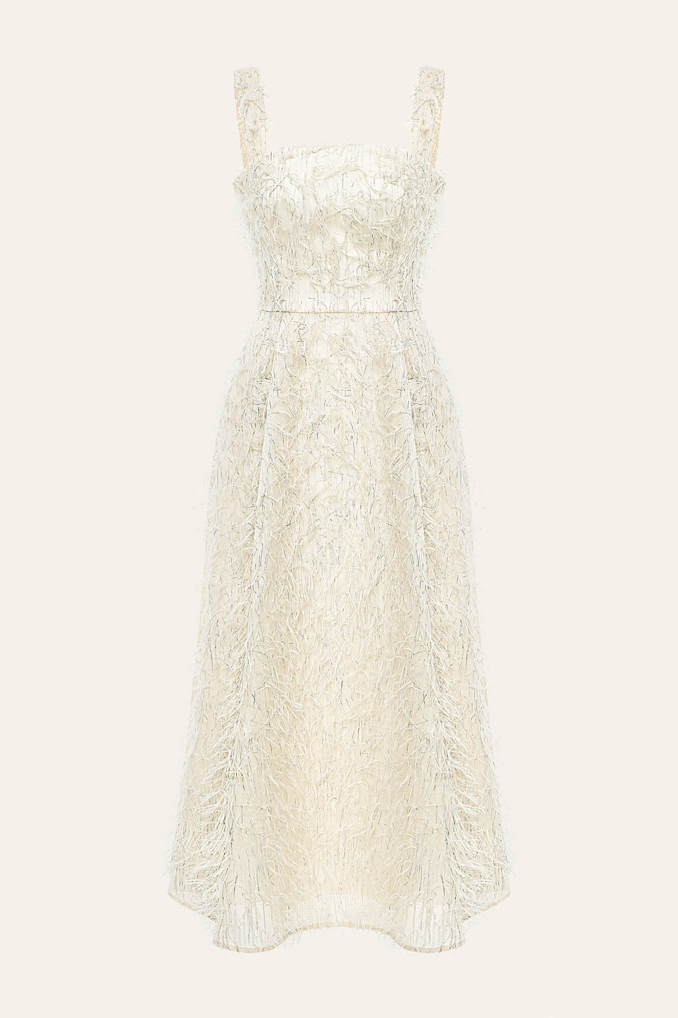 Pleated Corset Midi Dress