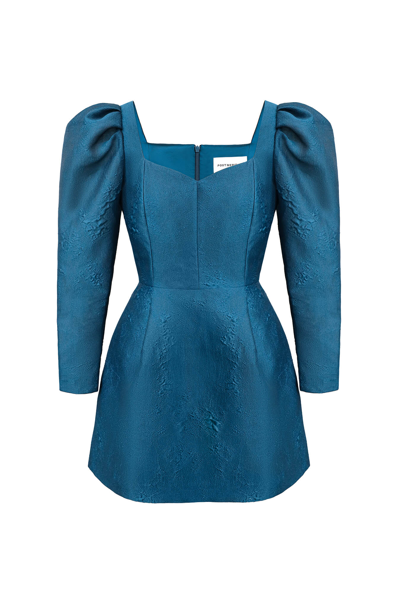 Jacquard Long Sleeve Mini Dress