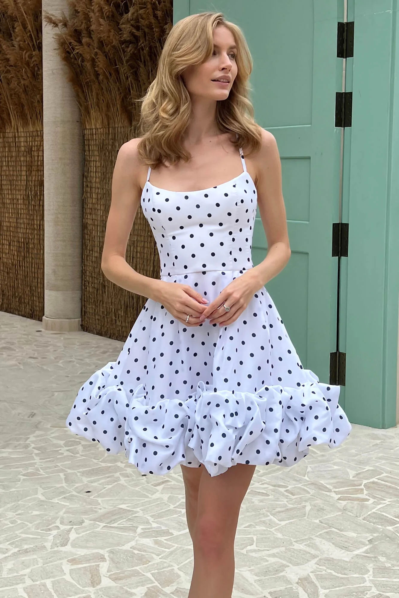 Backless Bustier Mini Dress