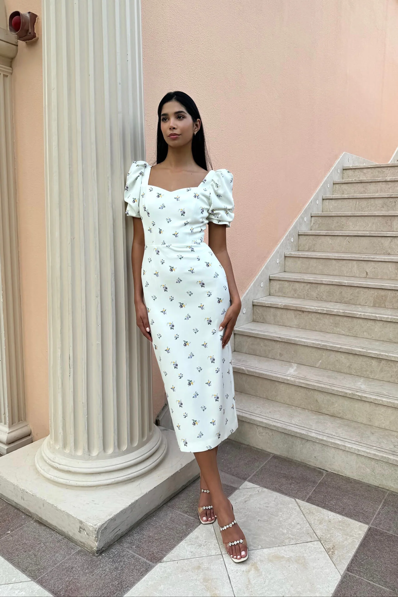 Sweetheart Midi Dress