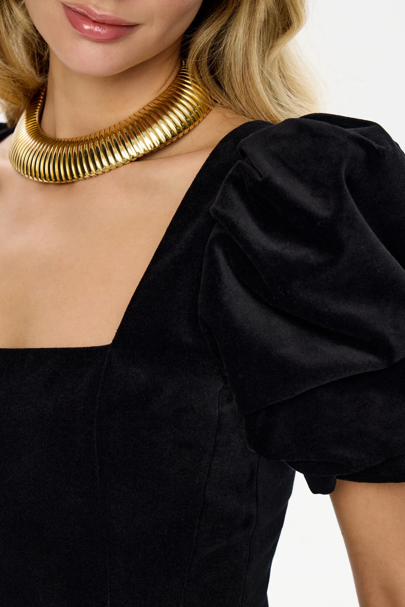 Square Neck Short Sleeve Top