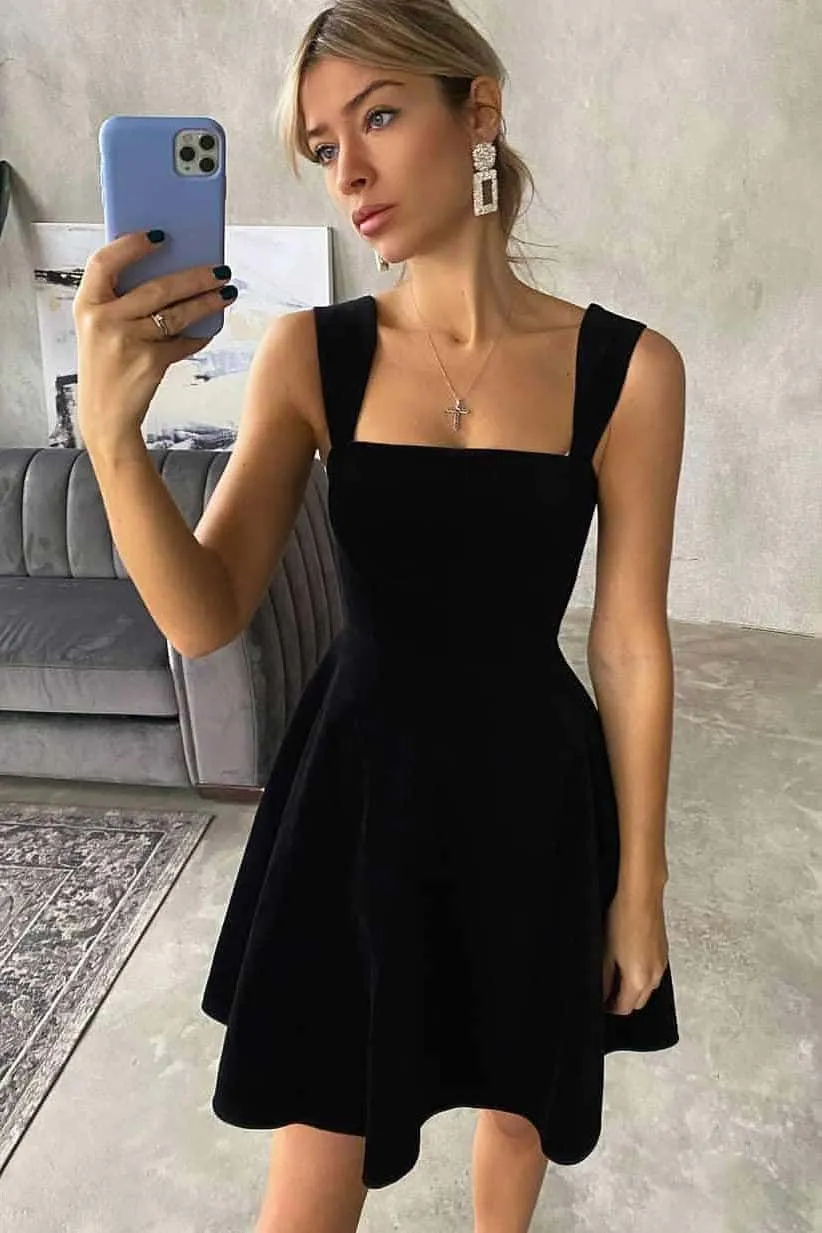 Velvet Mini Dress