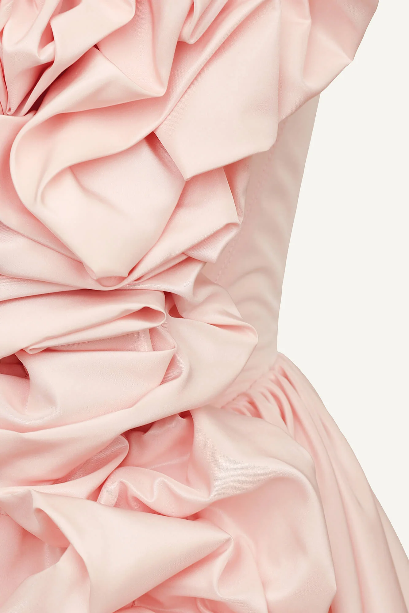 Mini Dress With Corset And Gathering