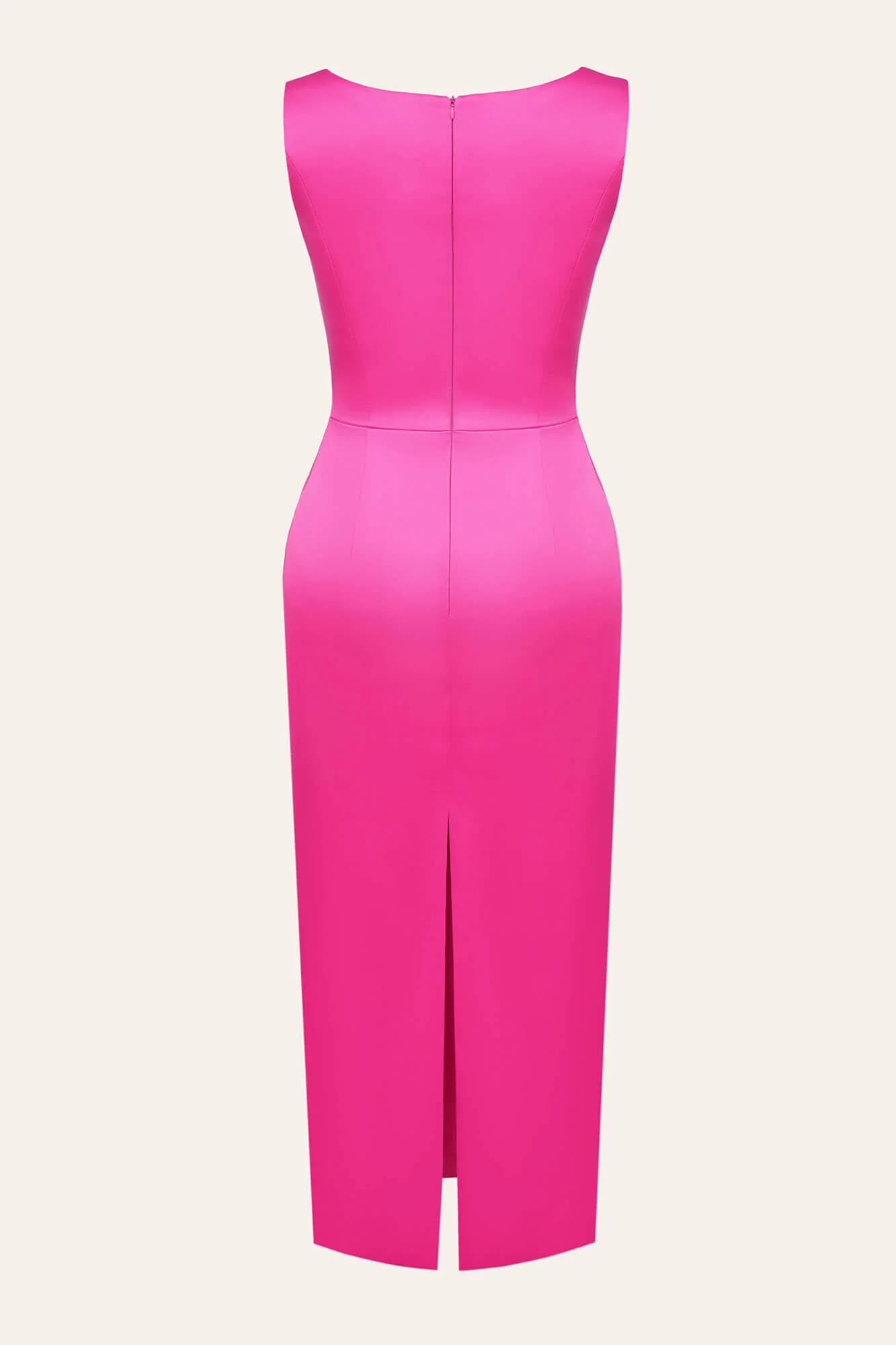 Square Neck Midi Dress