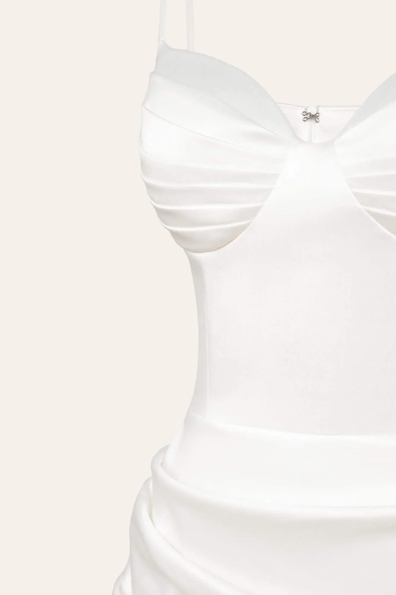 Frill Cups Satin Top