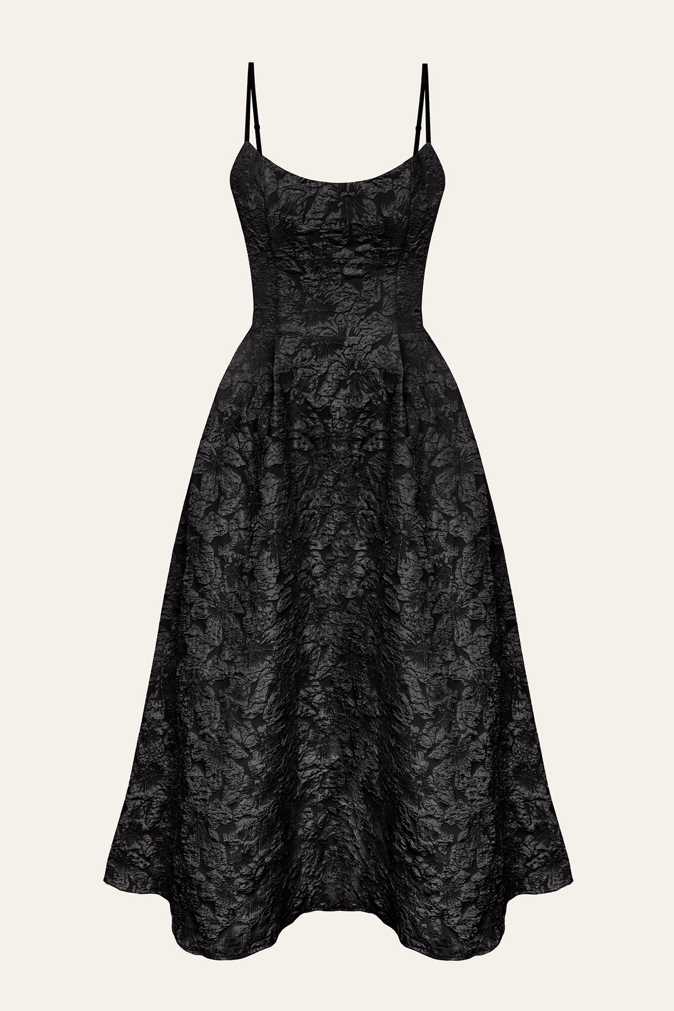 Jacquard Fitted Corset Bustier Dress