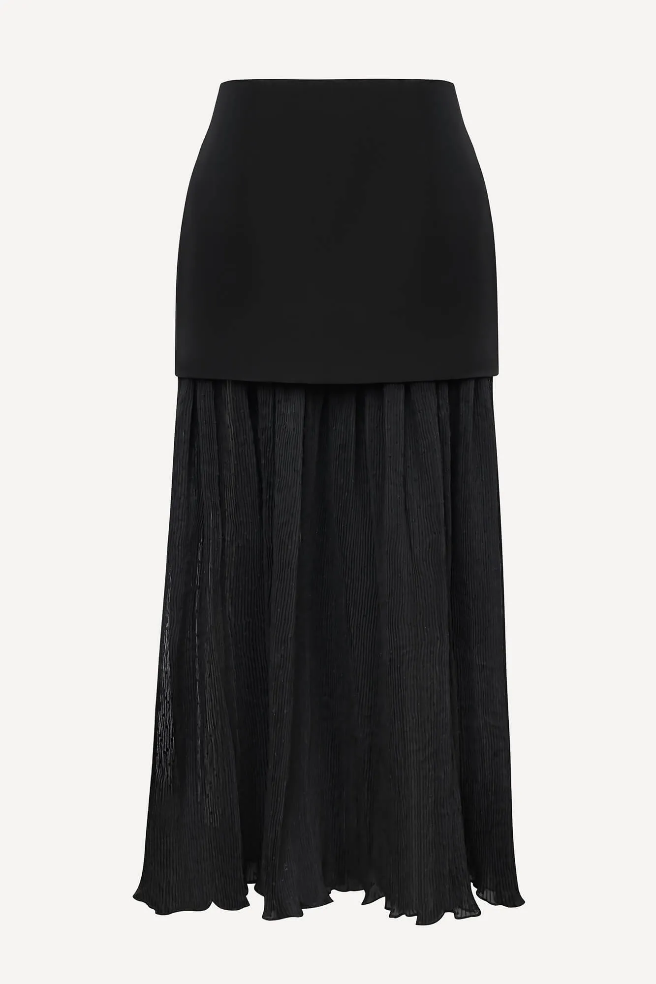 Pleated Midi Skirt