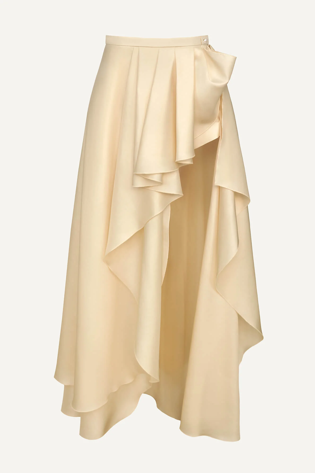 Asymmetrical Silk Skirt