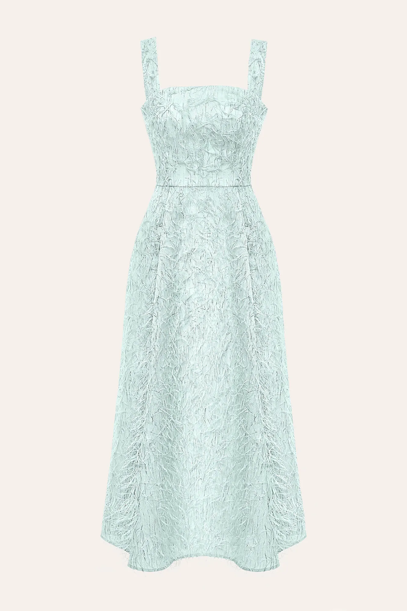 Pleated Corset Midi Dress